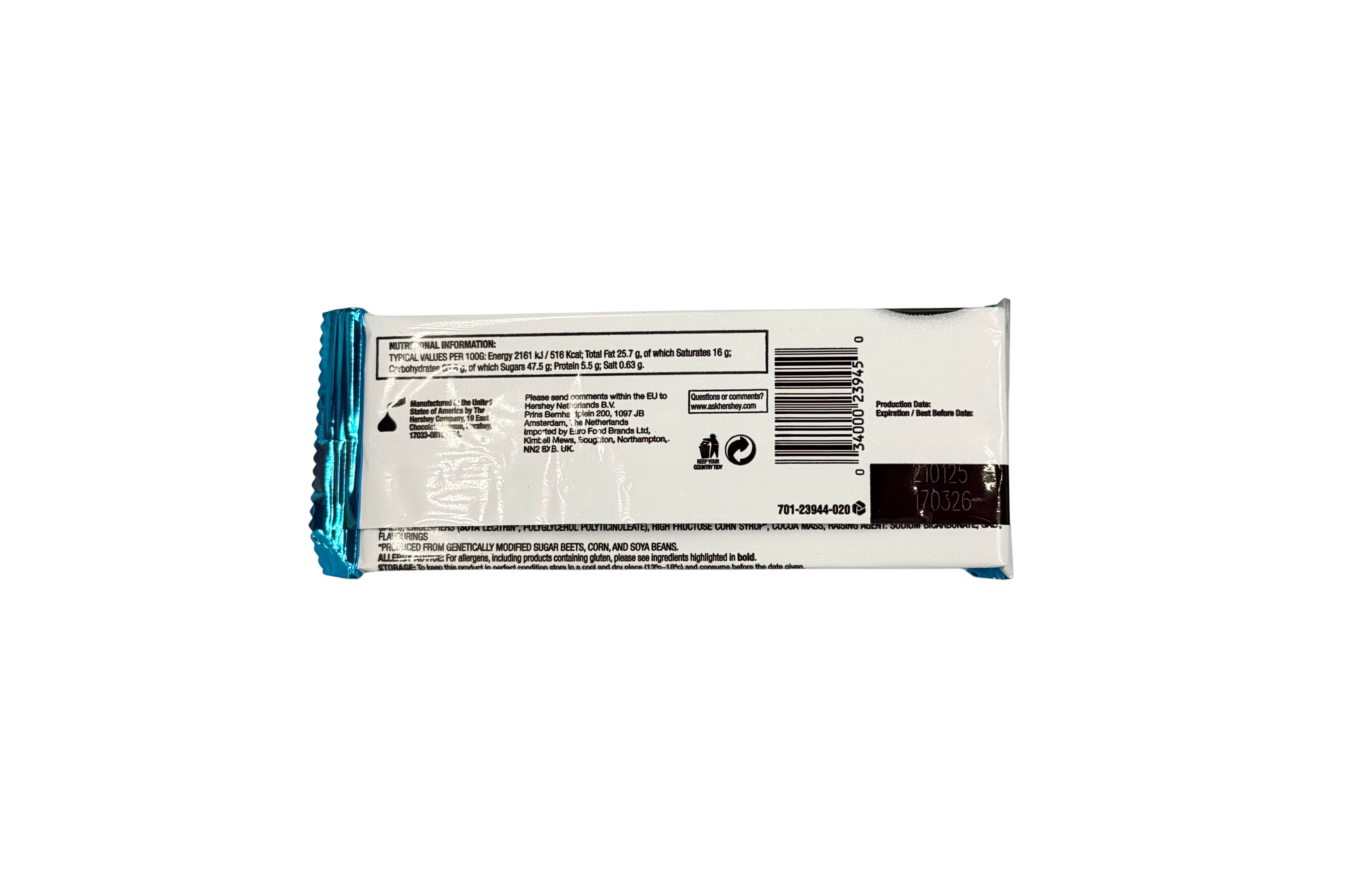 Hershey's Cookies`N´Creme, VPE: 43g, VKE: 36x43g