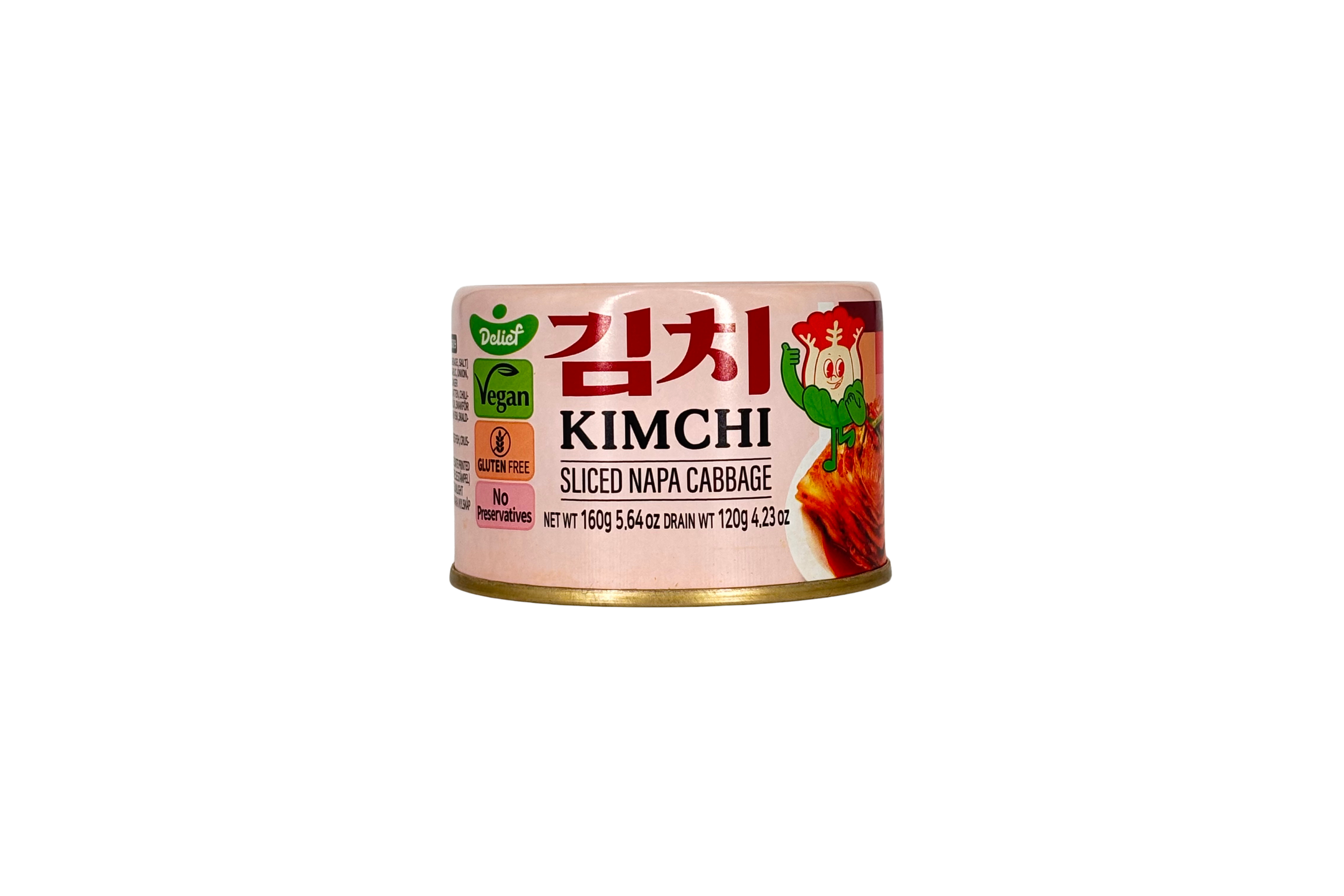 Delief Cabbage Kimchi Dose, VPE: 160g, VKE: 24x160g