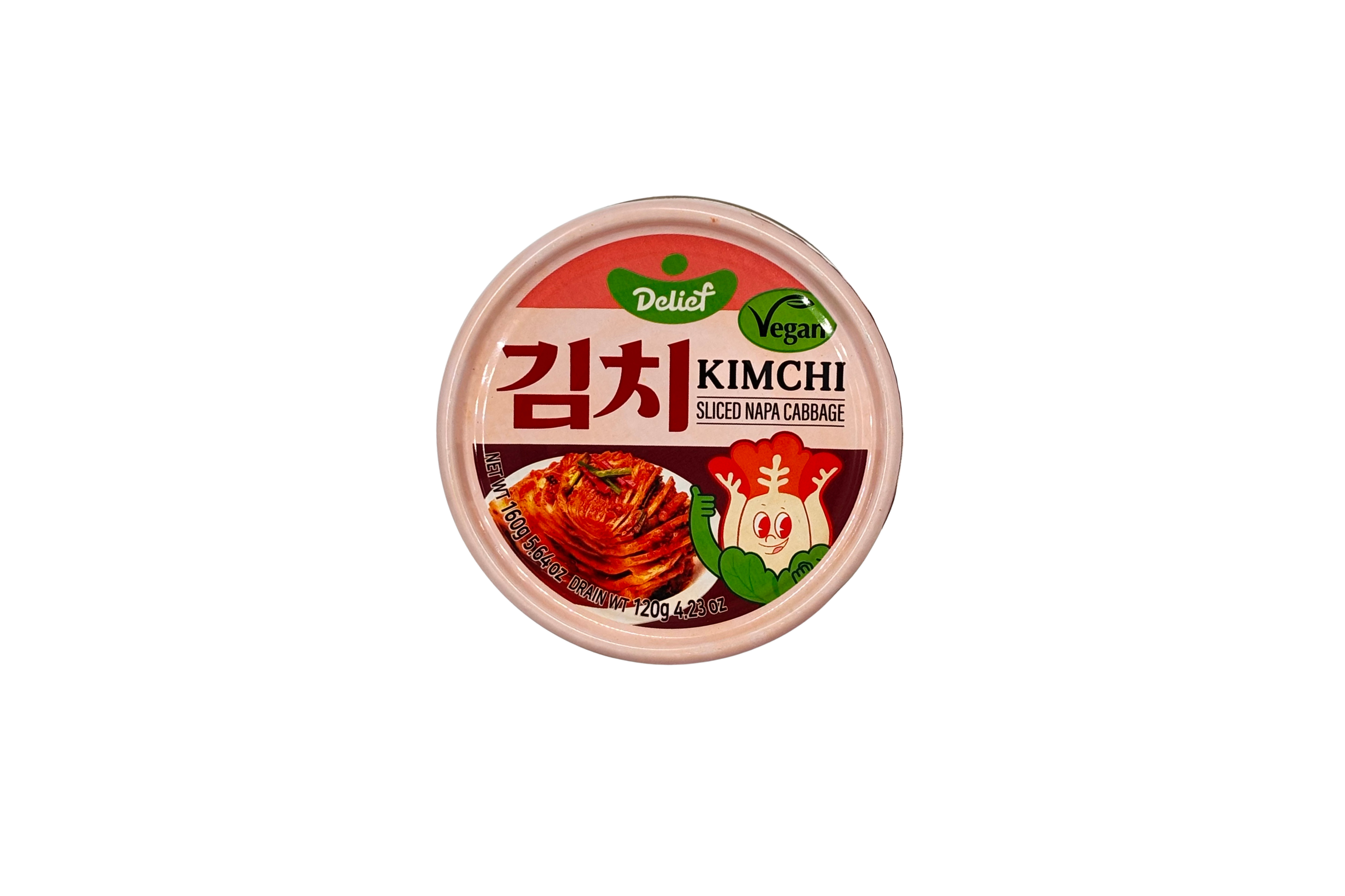 Delief Cabbage Kimchi Dose, VPE: 160g, VKE: 24x160g