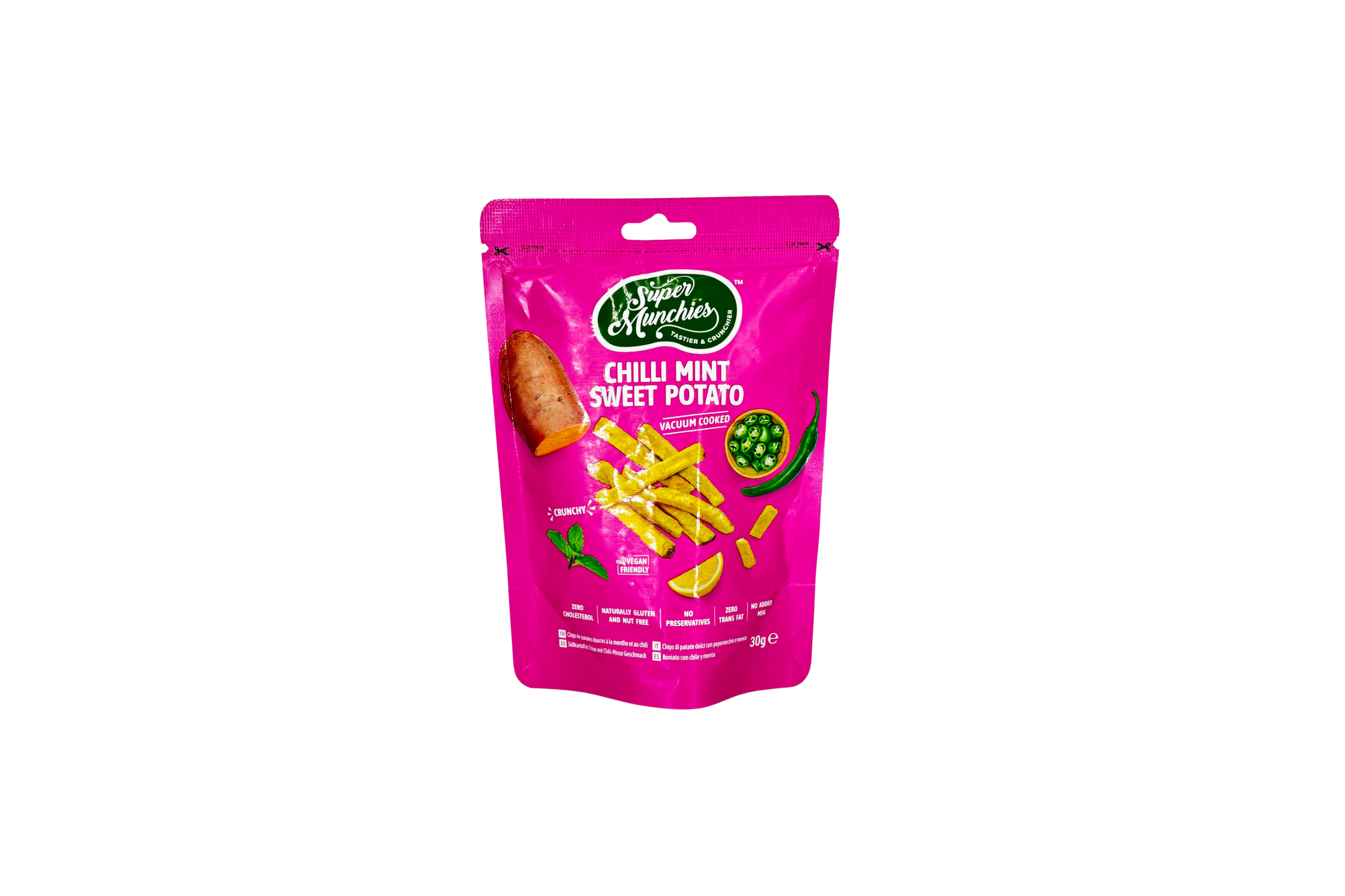 Super Munchies Chilli Mint Sweet Potato, VPE: 30g, VKE: 50x30g