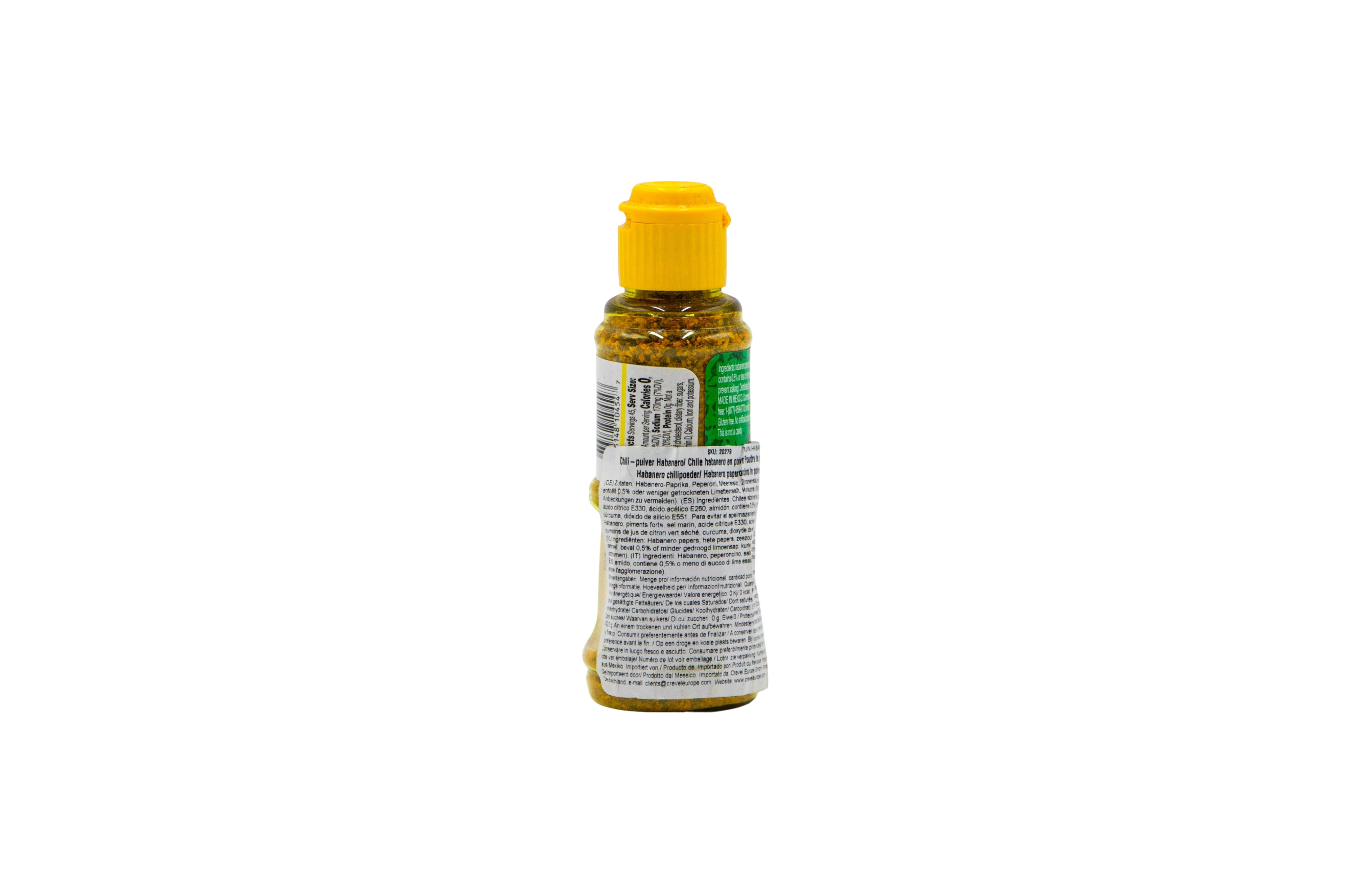 Tajin Habanero Seasoning, Gewürzmischung Chili Habanero-Limetten-Pulver, VPE: 45g, VKE: 24x45g