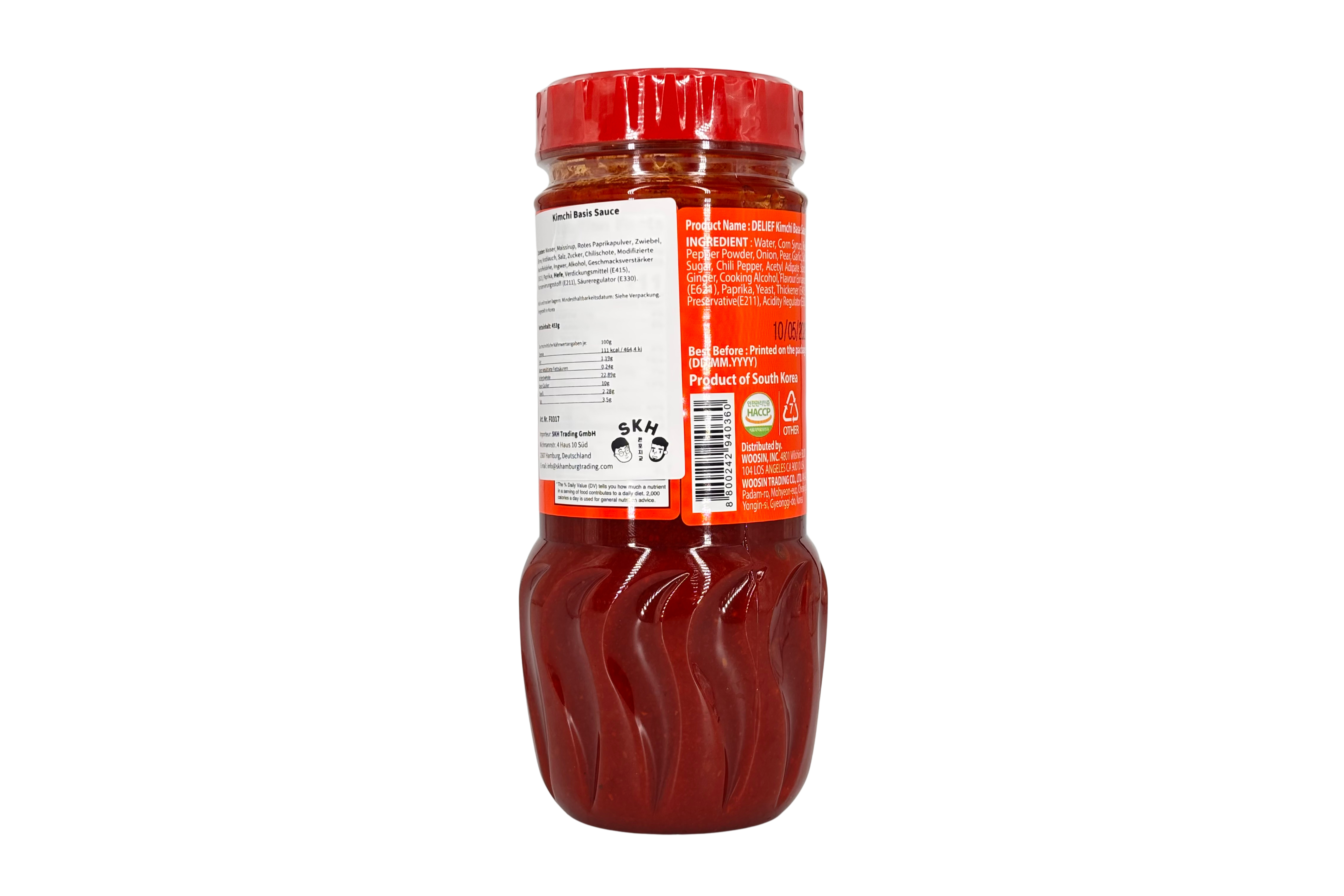 Delief Kimchi Base Sauce, VPE: 453g, VKE: 15x453g