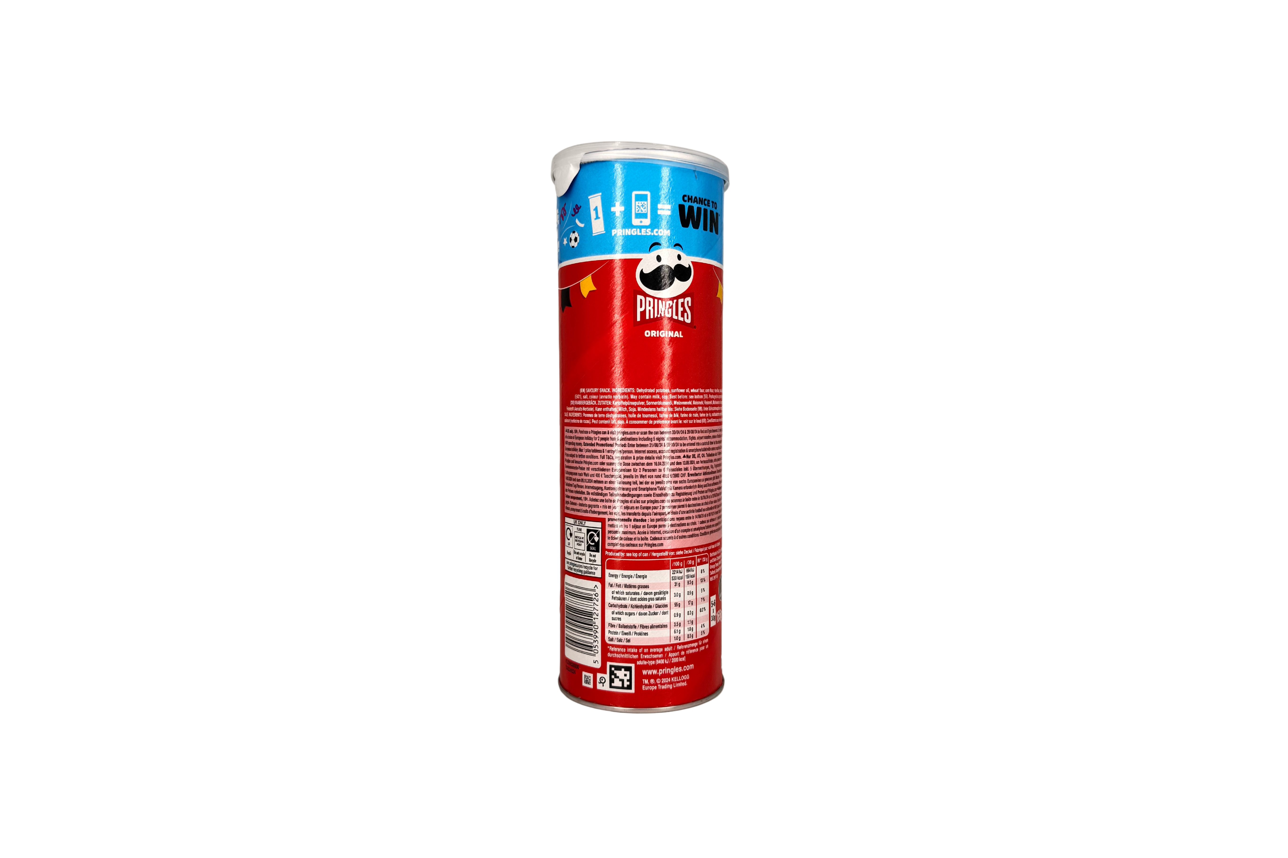 PRINGLES Original, VPE: 165g Packung, VKE: 19x165g