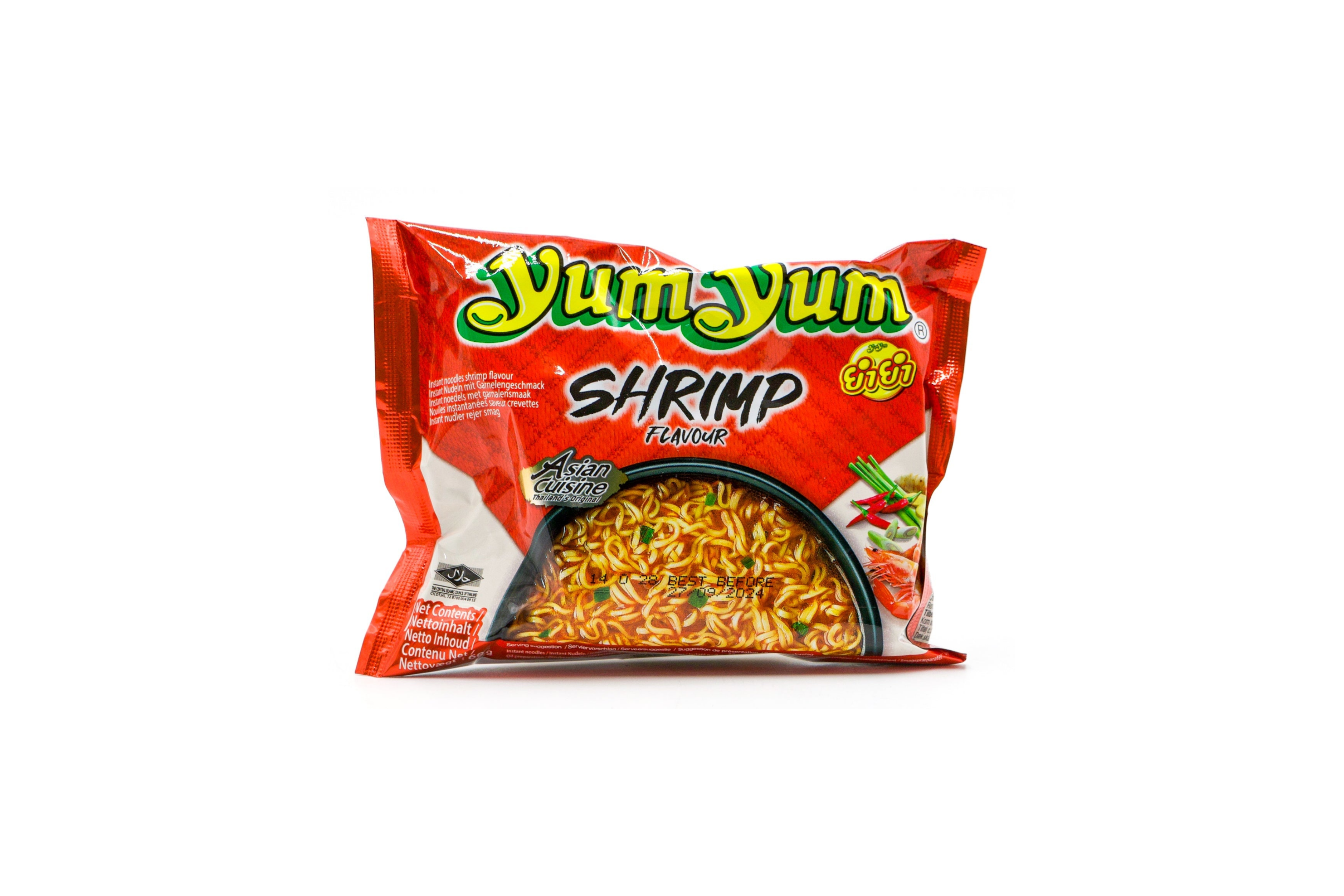 Yum Yum Instant Nudeln Garnele, VPE: 60g, VKE: 30x60g