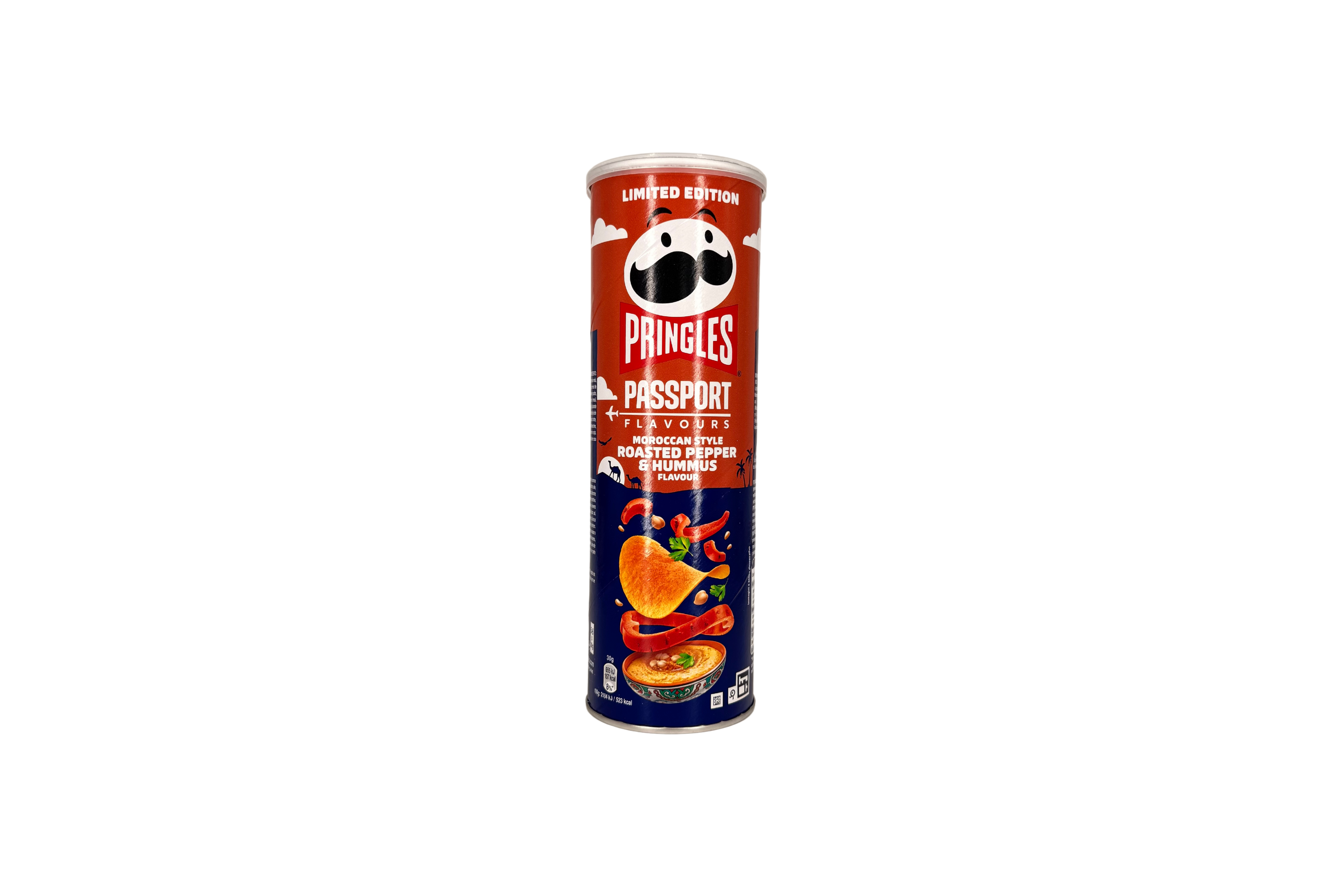 Pringles PASSPORT Middle East Style Roasted Pepper & Hummus, VPE: 165g, VKE: 19x165g