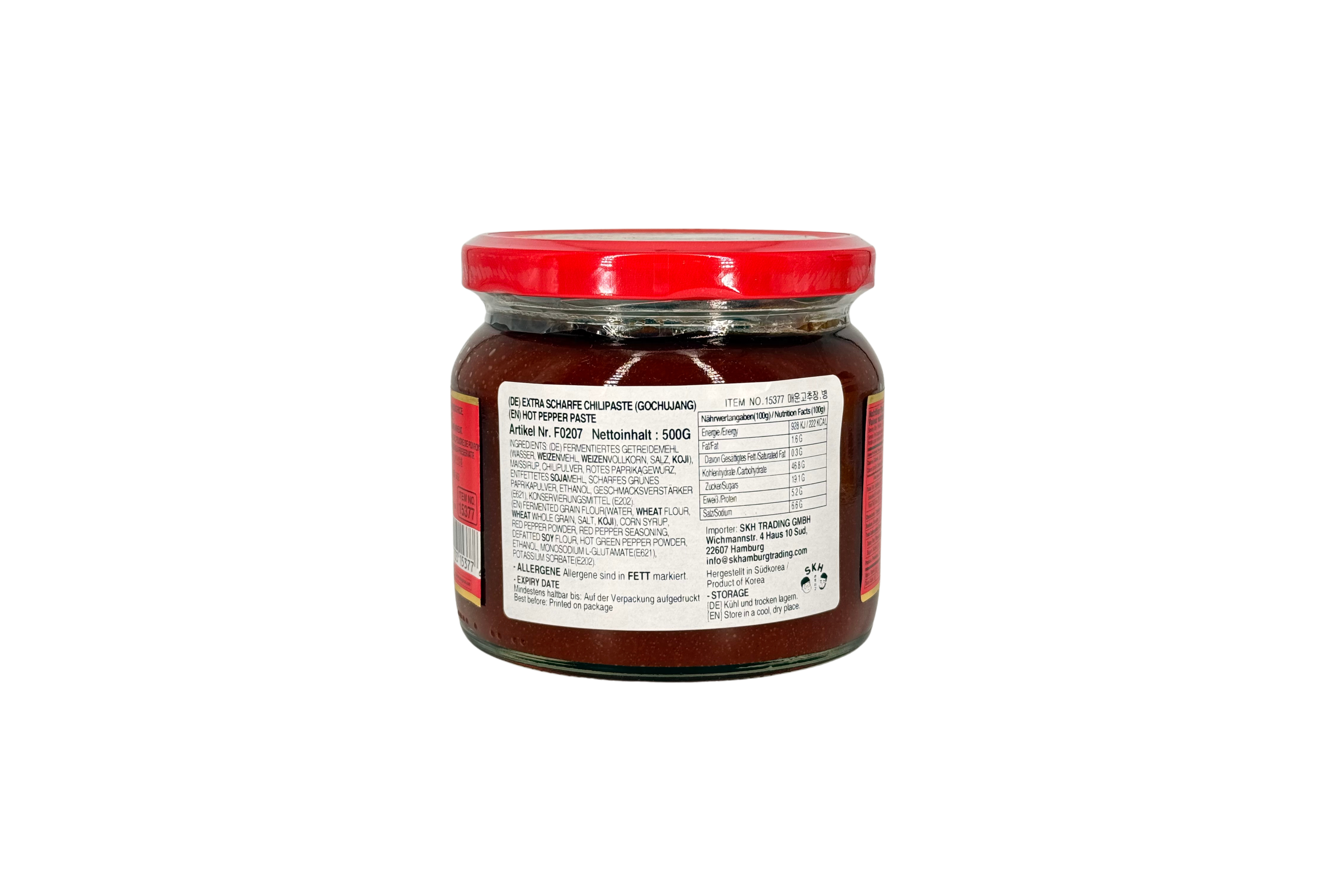 Surasang Extra Hot Gochujang , VPE: 500g, VKE: 12x500g