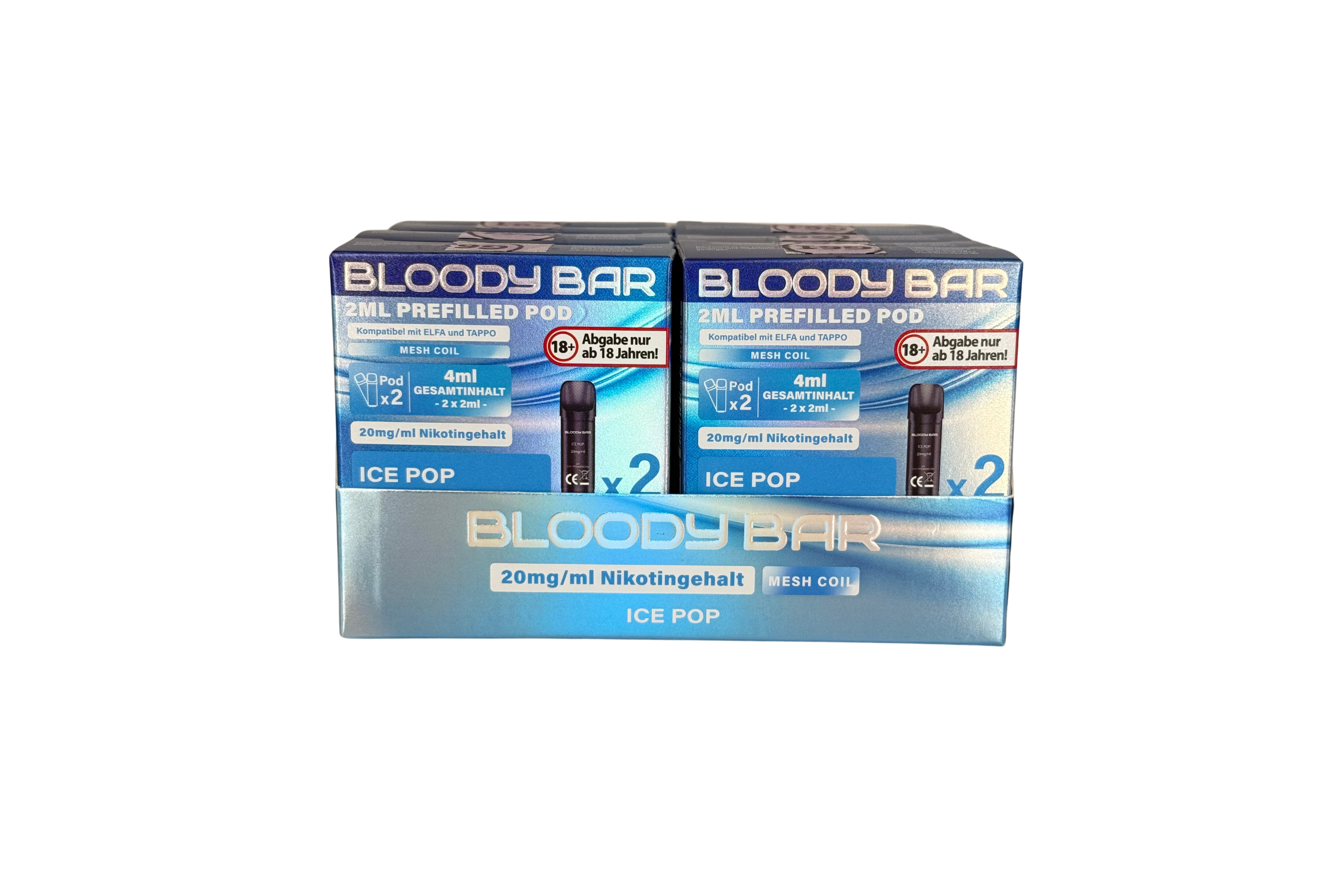Bloody Bar Prefilled Pod - Ice Pop - 20mg/ml Nikotin