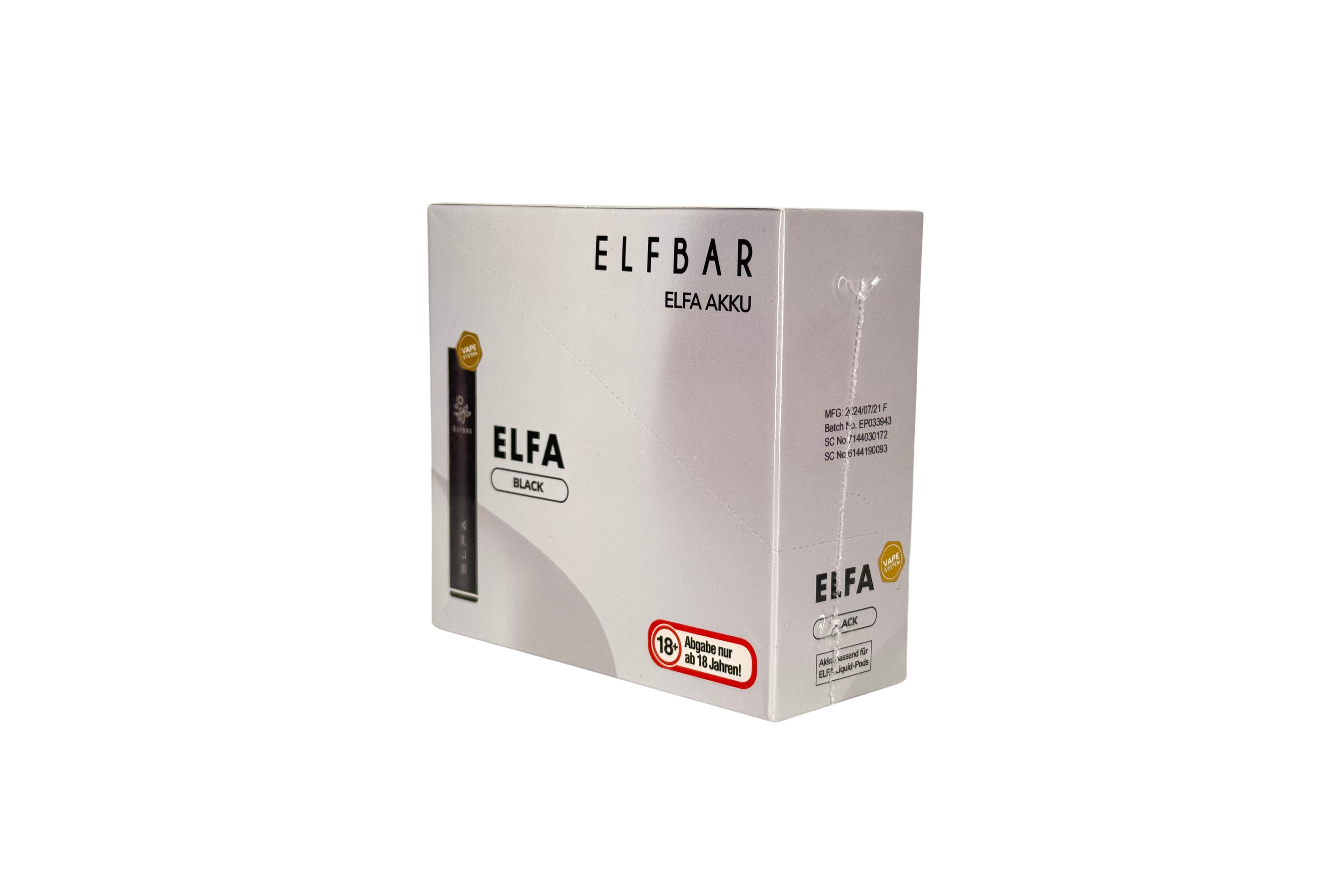 Elfbar ELFA CP Basisgerät, Black, VPE: 1 Stk. / Box