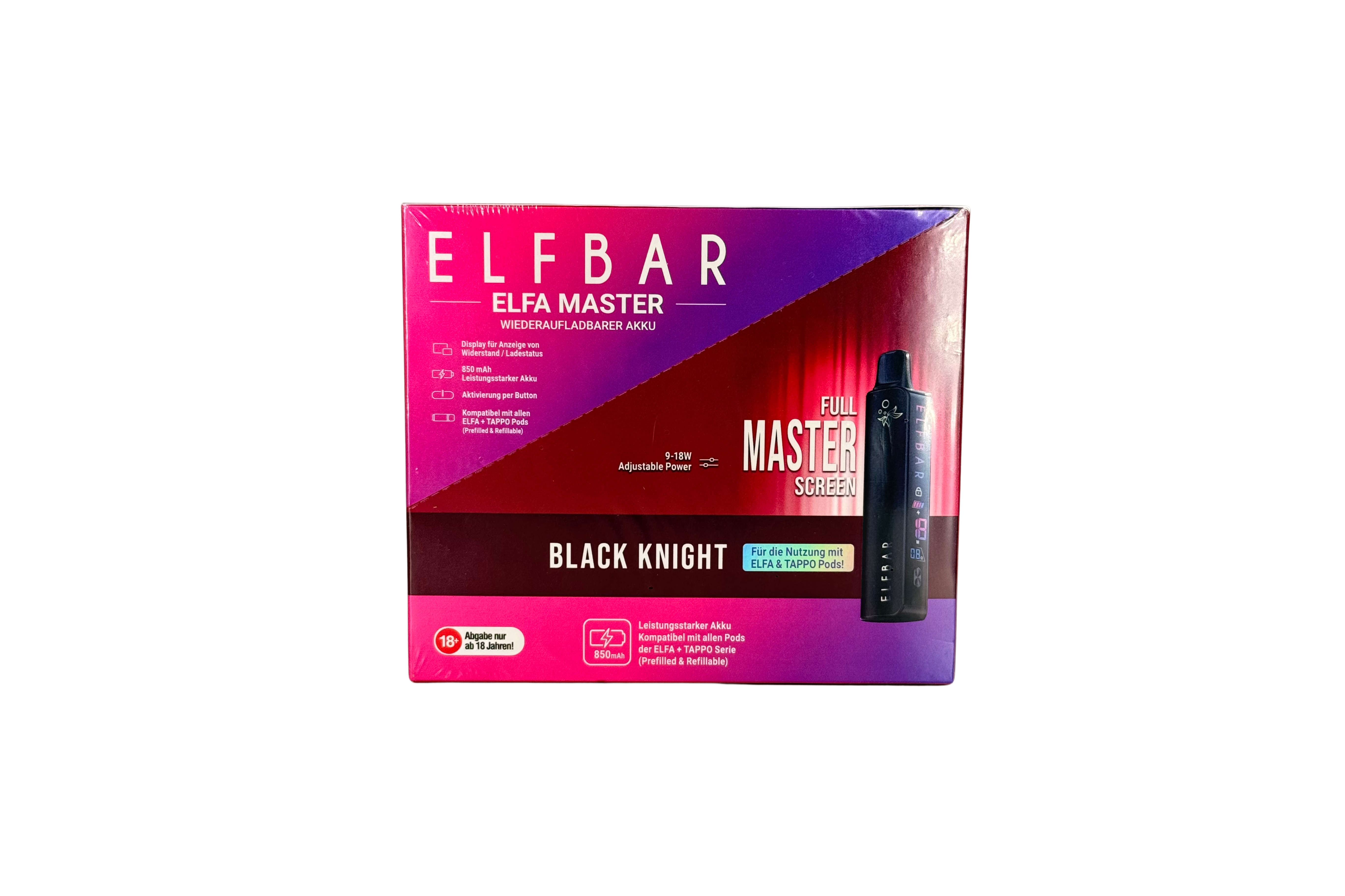 Elfbar ELFA Master Basisgerät Black Knight, VKE: 10x1 Stk