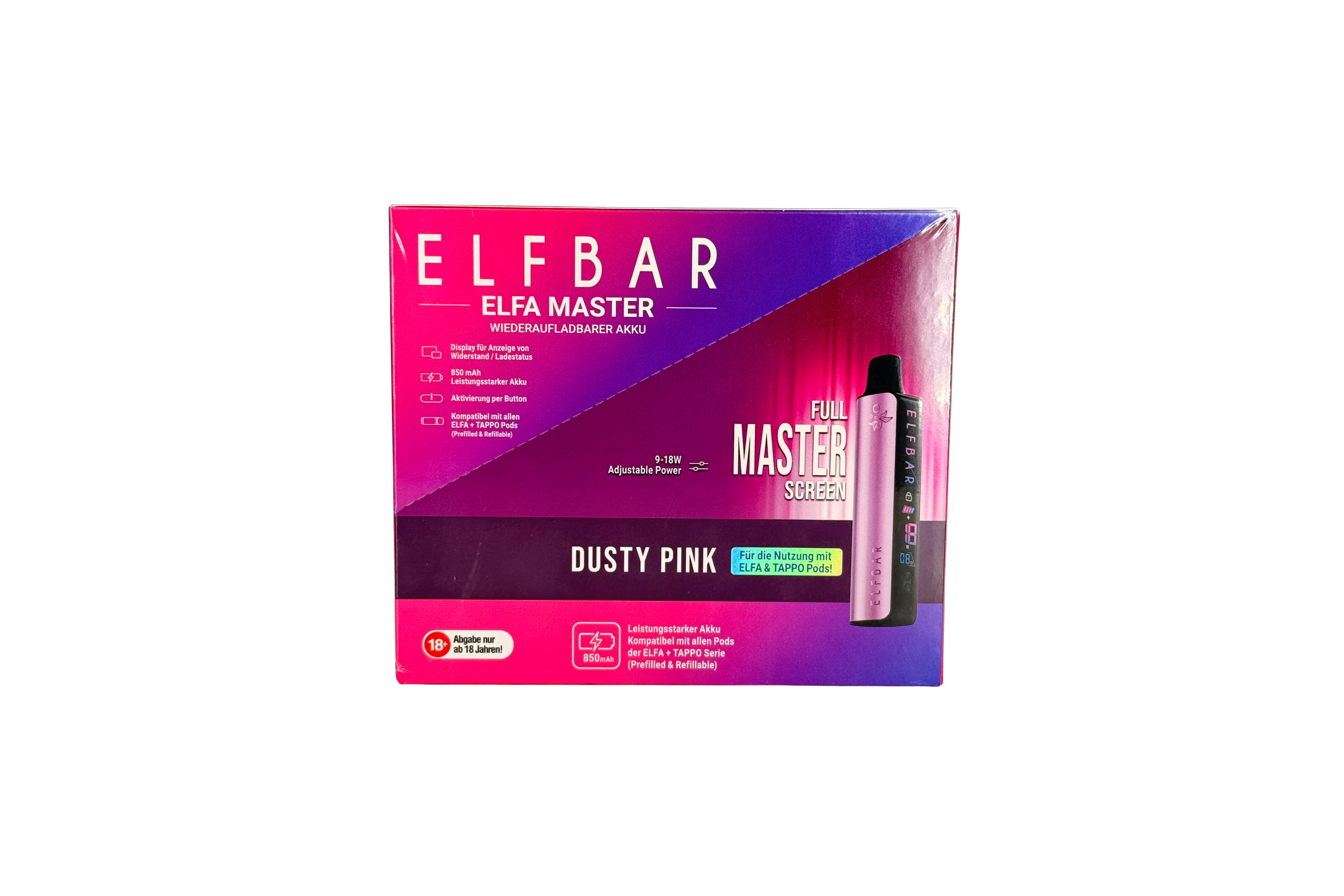 Elfbar ELFA Master Basisgerät Dusty Pink, VKE: 10x 1 Stk
