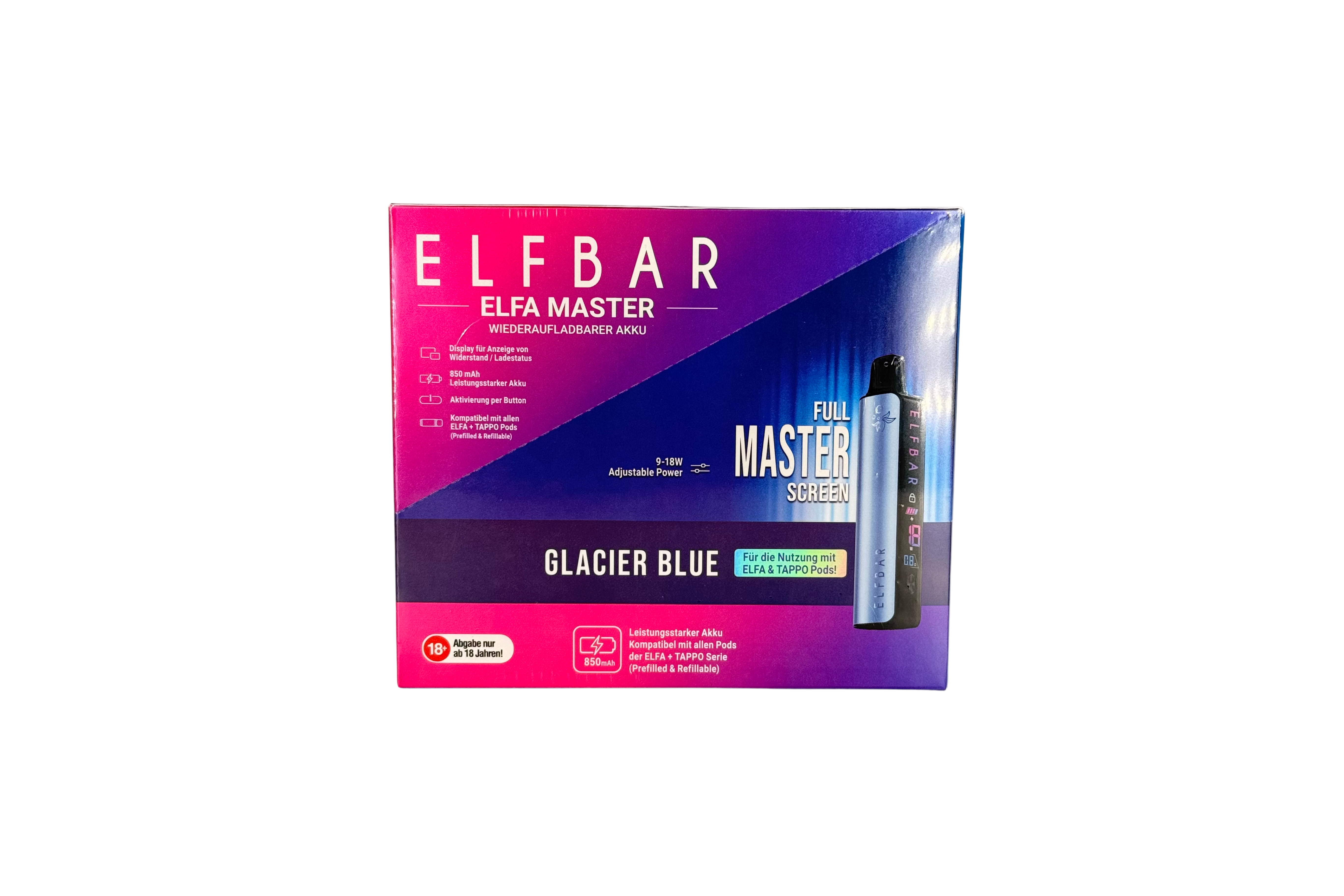 Elfbar ELFA Master Basisgerät Glacier Blue, VKE: 10x1 Stk