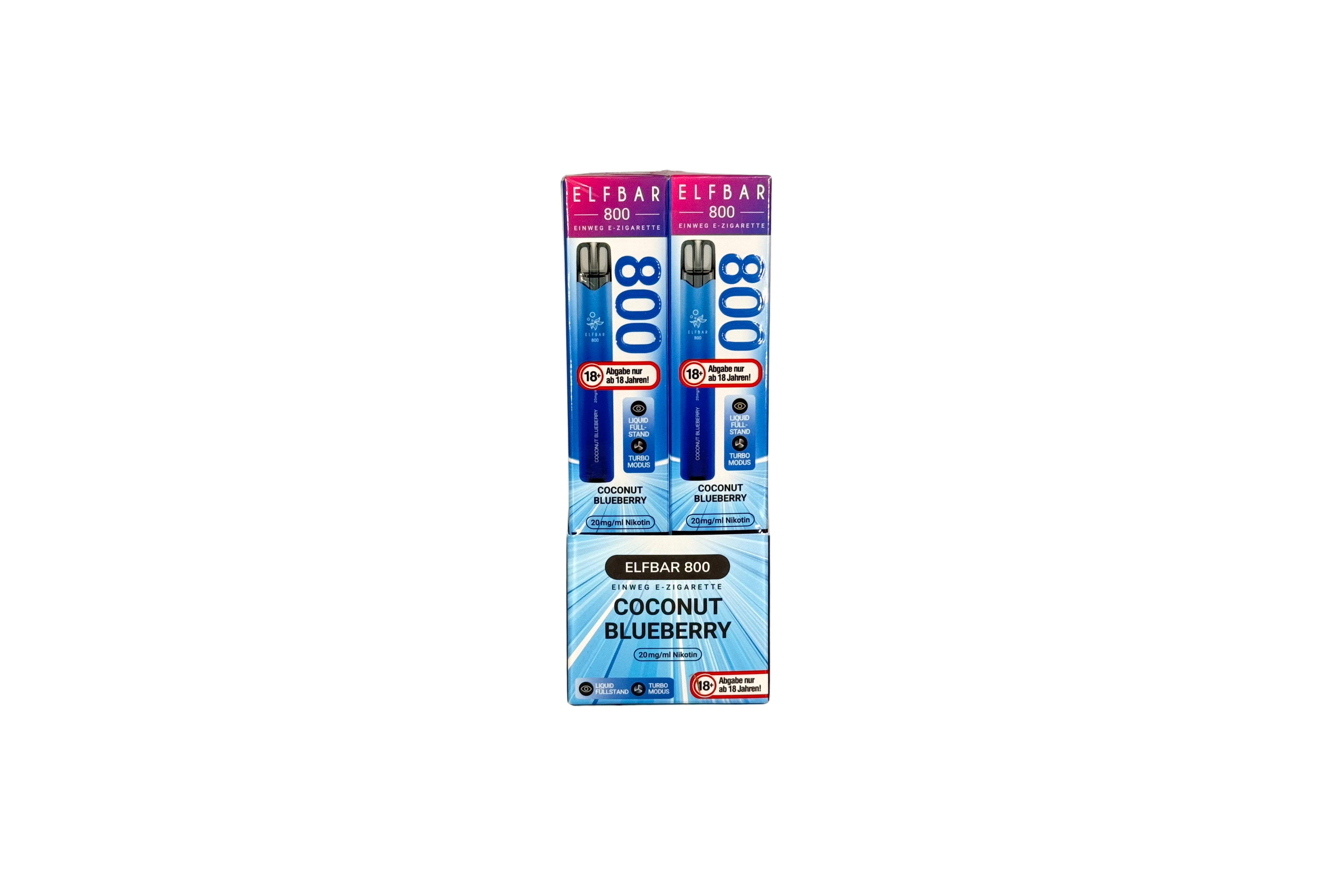 Elfbar 800 Einweg E-Zigarette - Coconut Blueberry 20mg/ml, VKE: 10 Stück