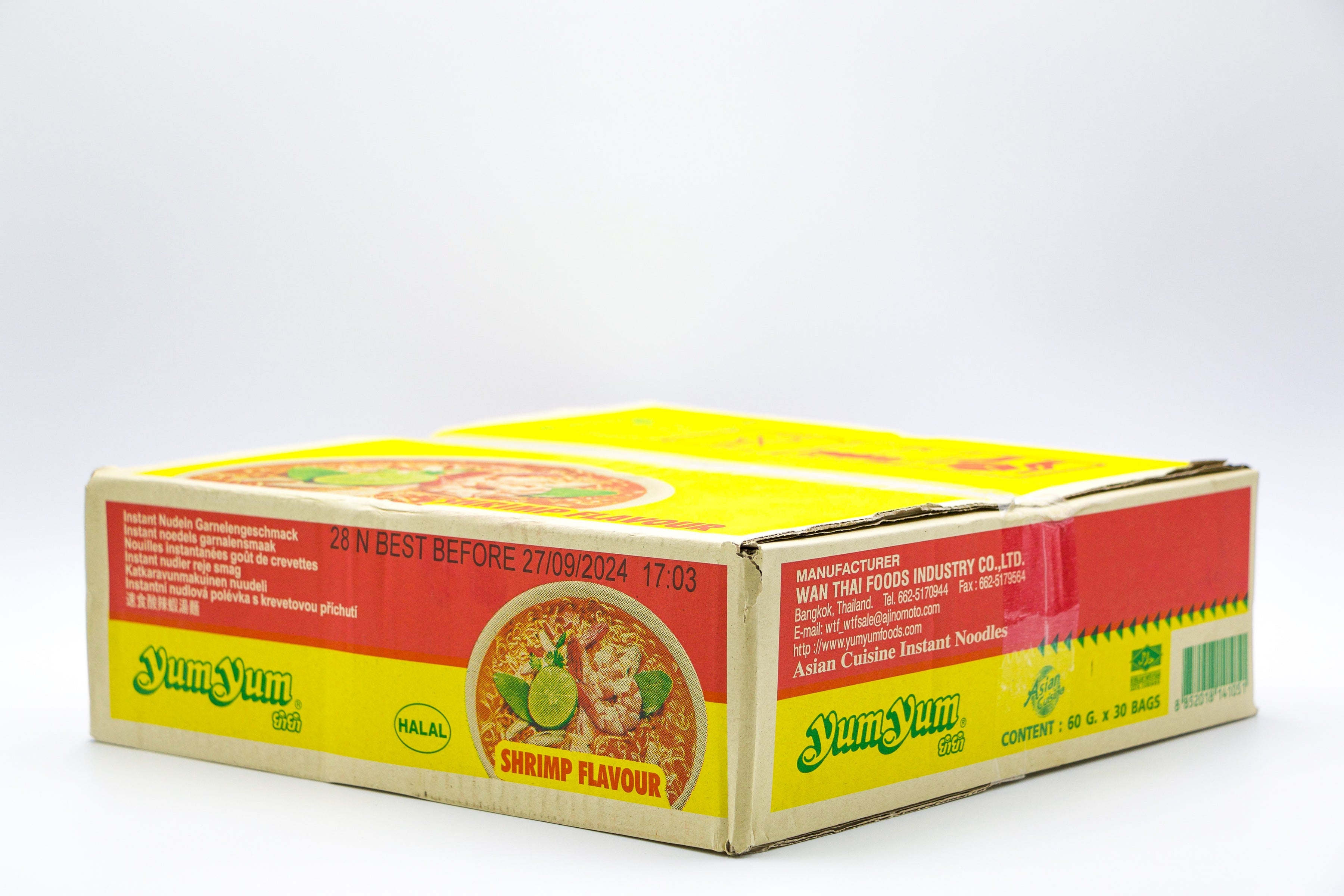 Yum Yum Instant Nudeln Garnele, VPE: 60g, VKE: 30x60g