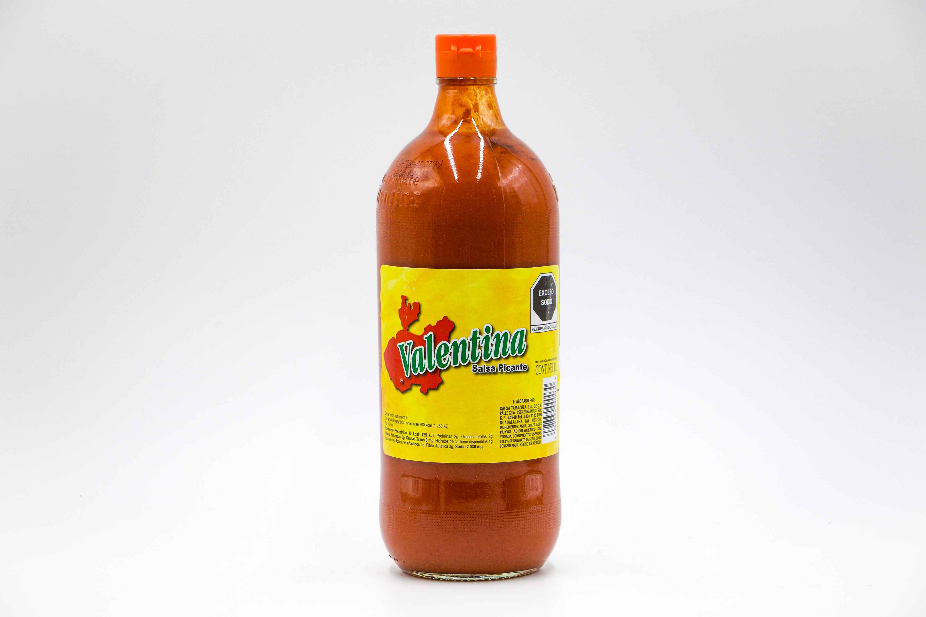 Valentina Salsa Picante Amarilla, Scharfe mexikanische Chili-Soße, VPE: 1000ml, VKE: 12x1000ml