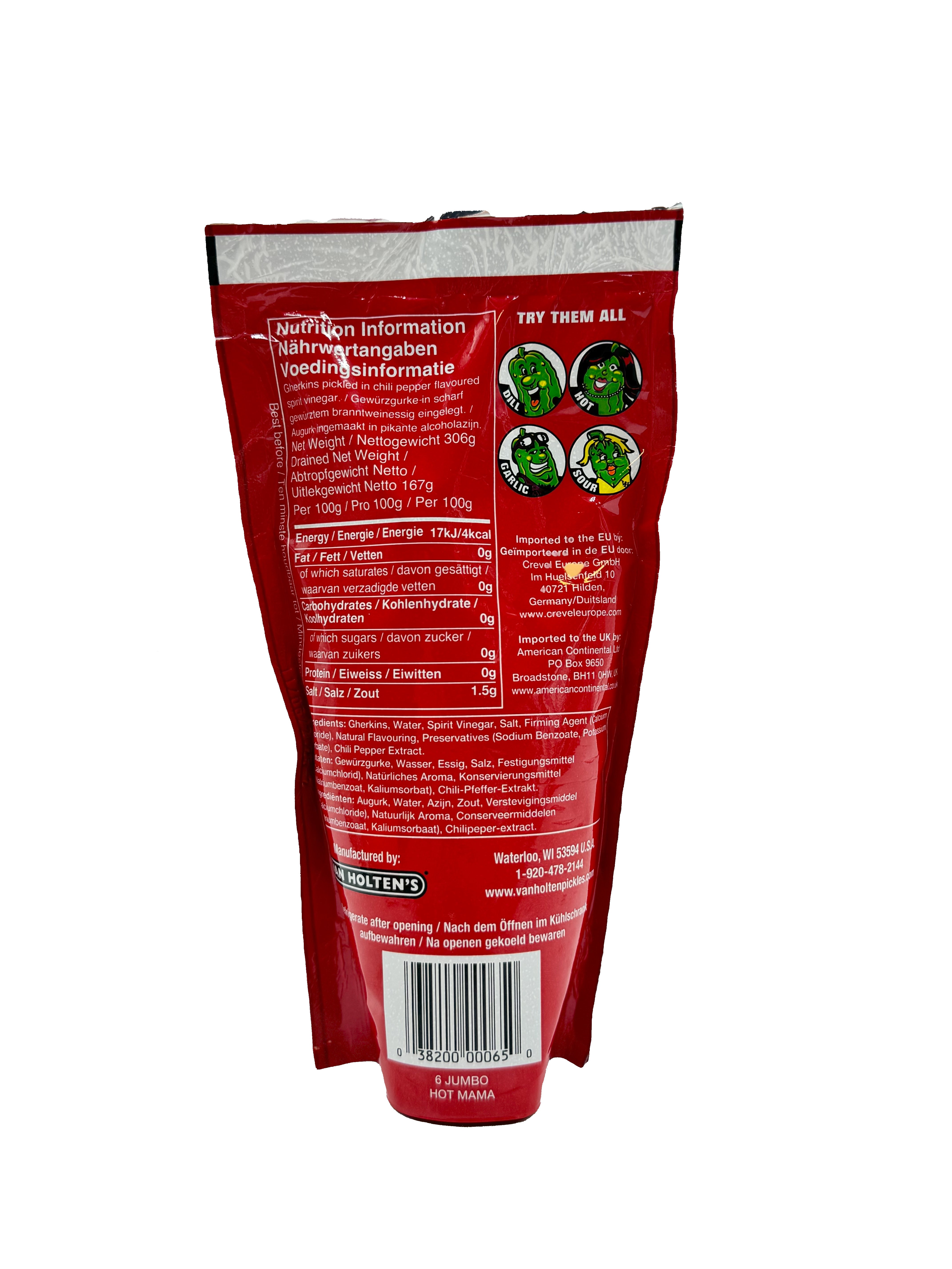 Van Holten´s Hot Mama Pickle, VPE: 333g, VKE: 12x333g
