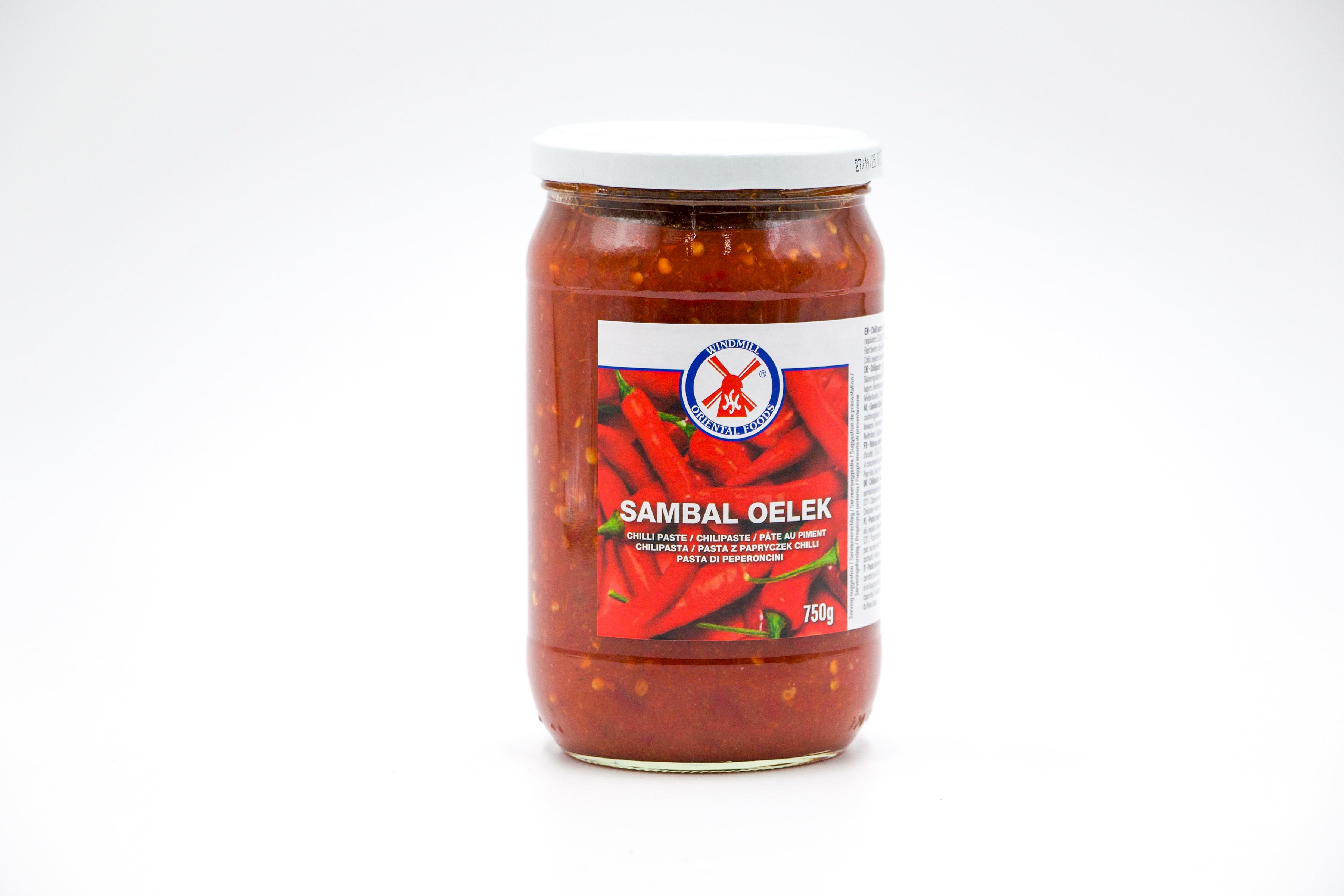 Wind Mill Or. Foods Sambal Oelek Chilipaste, VPE: 750g, VKE: 6x750g