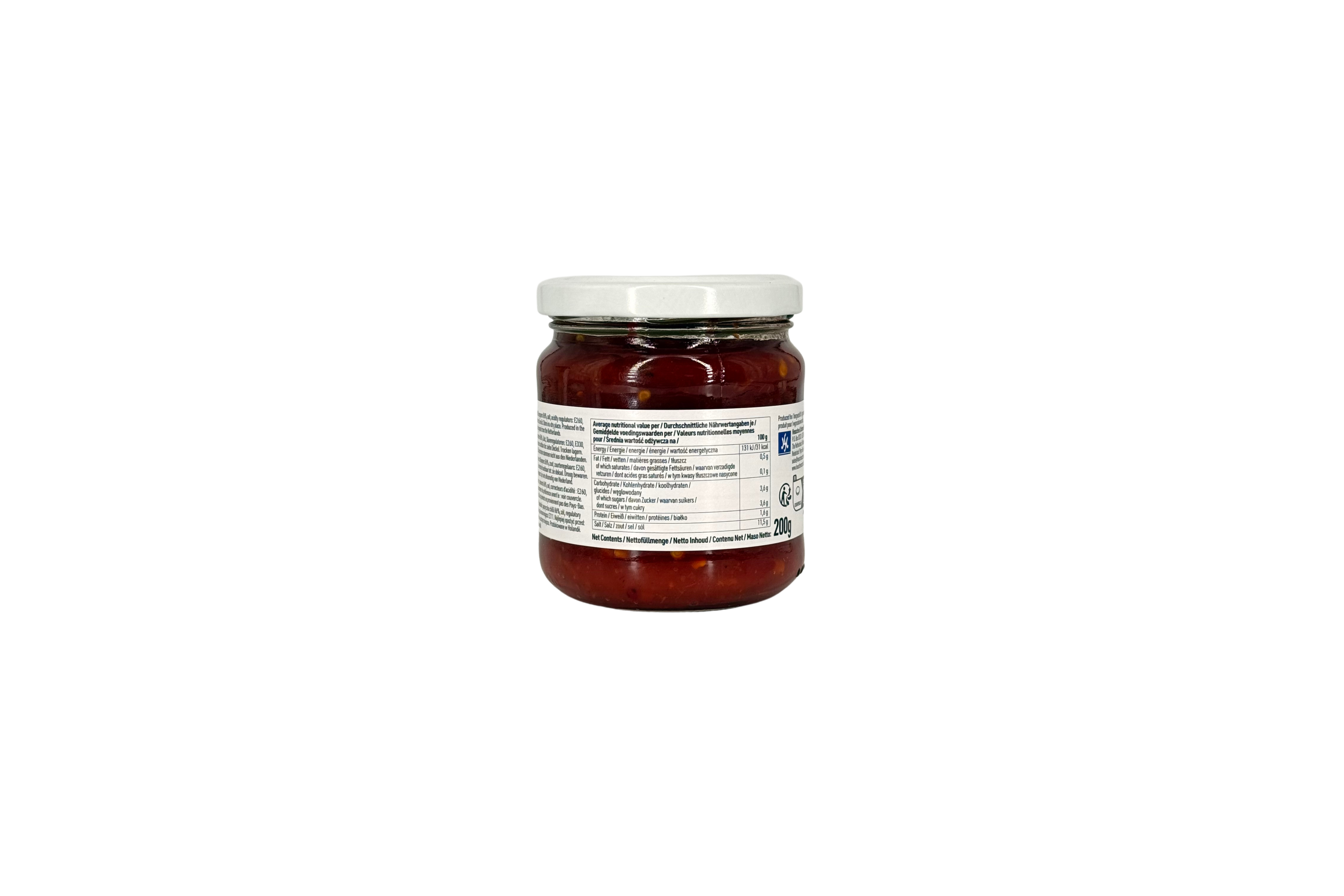 Wind Mill Or. Foods Sambal Oelek Chilipaste, VPE: 200g, VKE: 12x200g