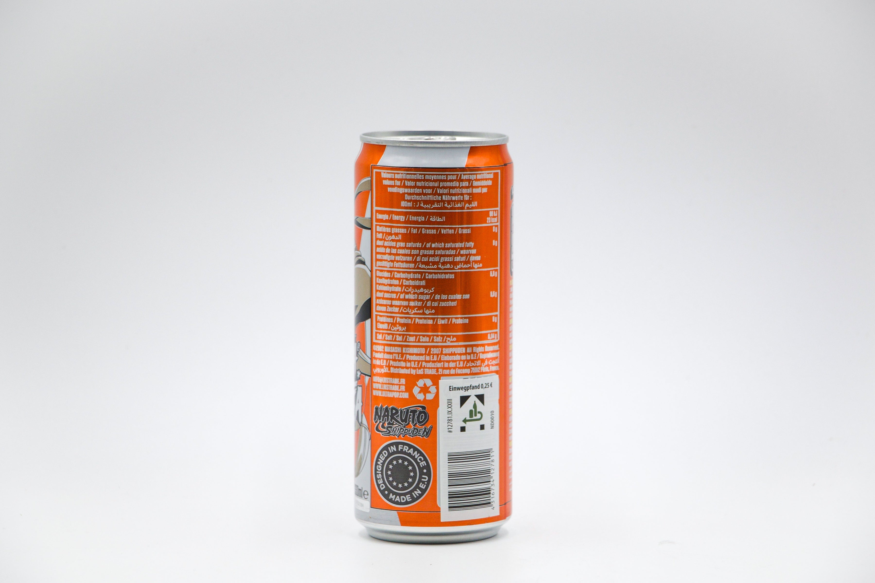 Ultra Ice Tea - Naruto, Naruto, Pfirsichgeschmack, VPE: 330ml, VKE: 24x330ml
