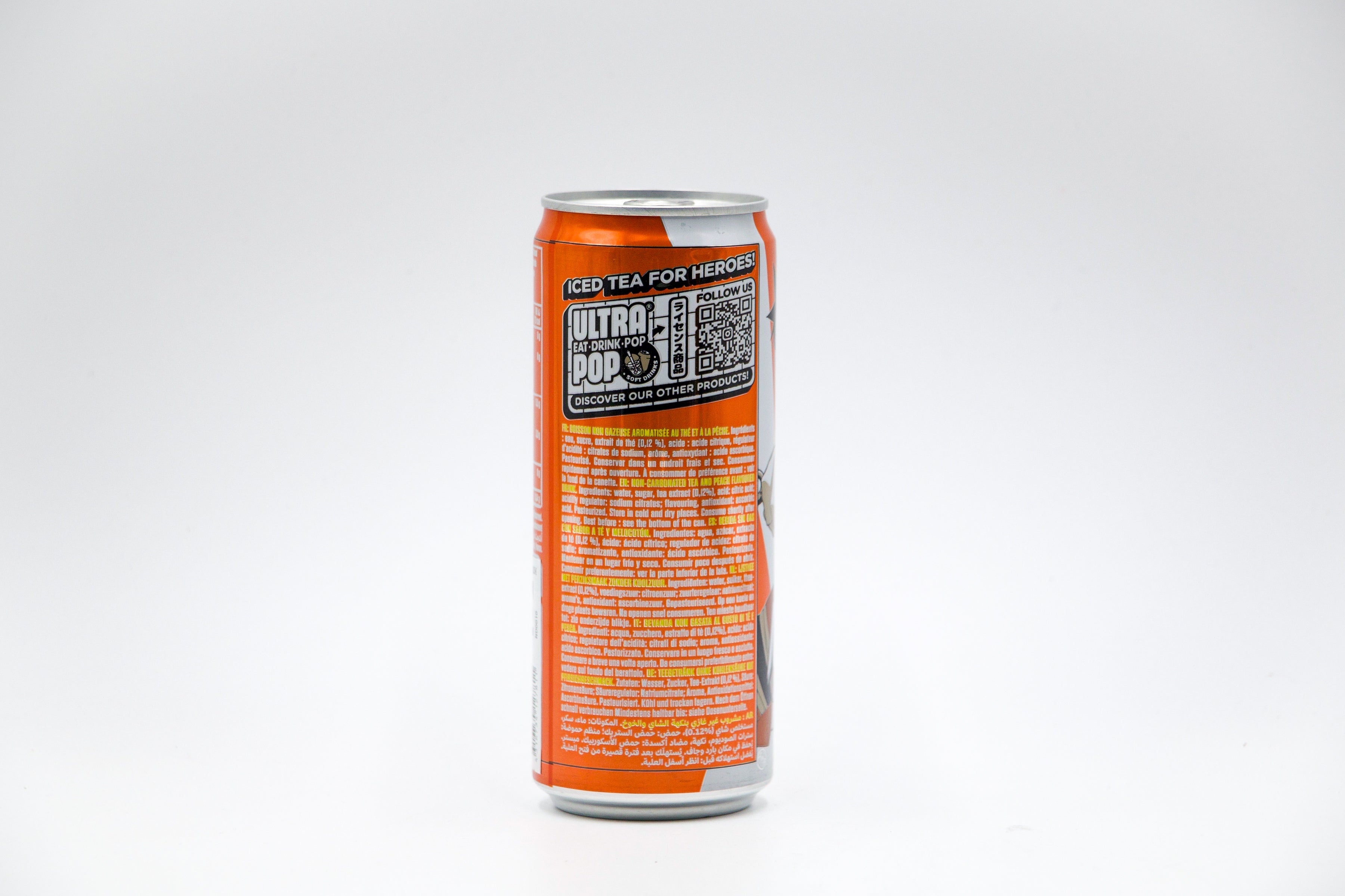 Ultra Ice Tea - Naruto, Naruto, Pfirsichgeschmack, VPE: 330ml, VKE: 24x330ml