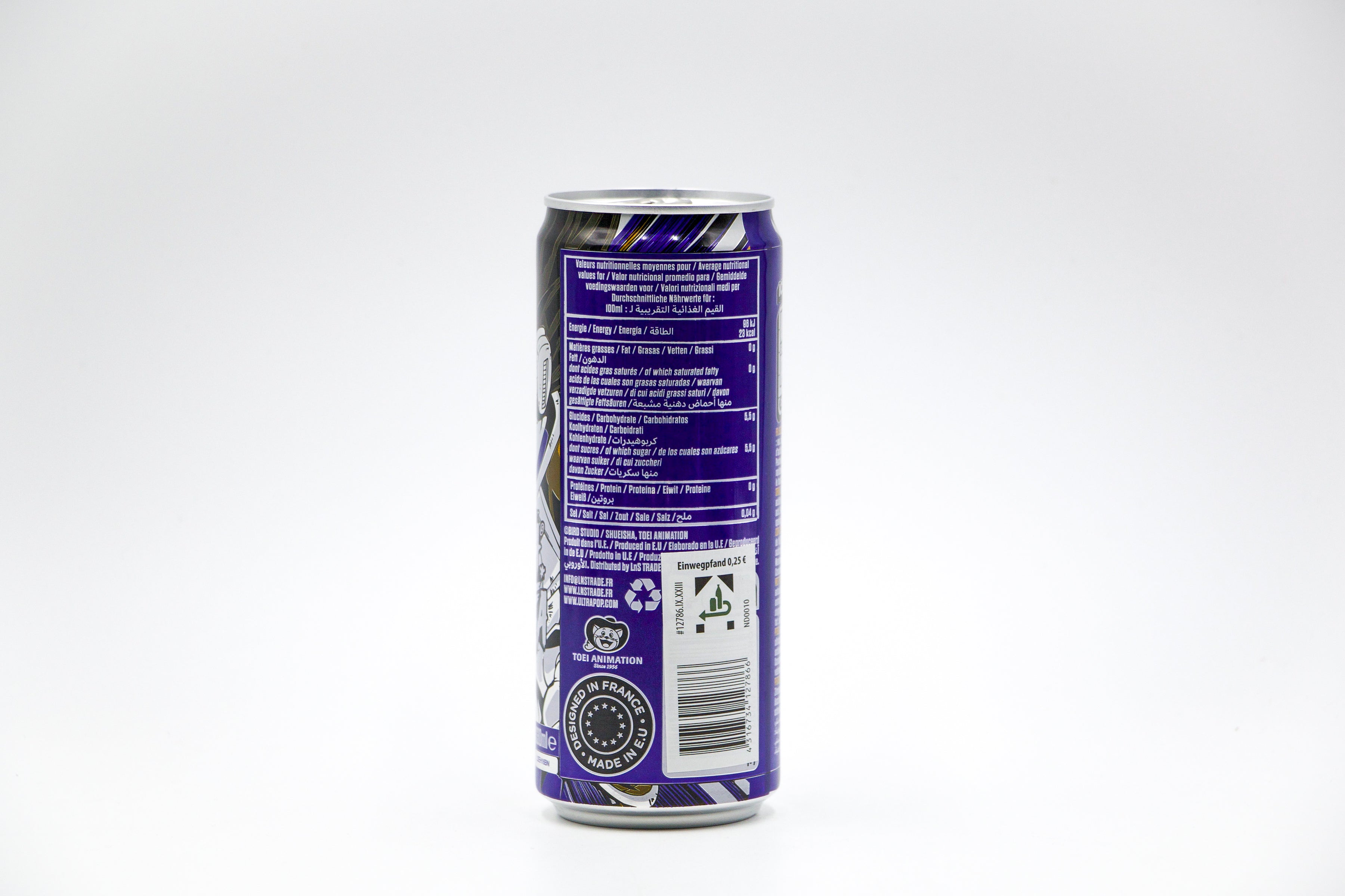 Ultra Ice Tea - DBZ, Vegeta, Pfirsichgeschmack, VPE: 330ml, VKE: 24x330ml