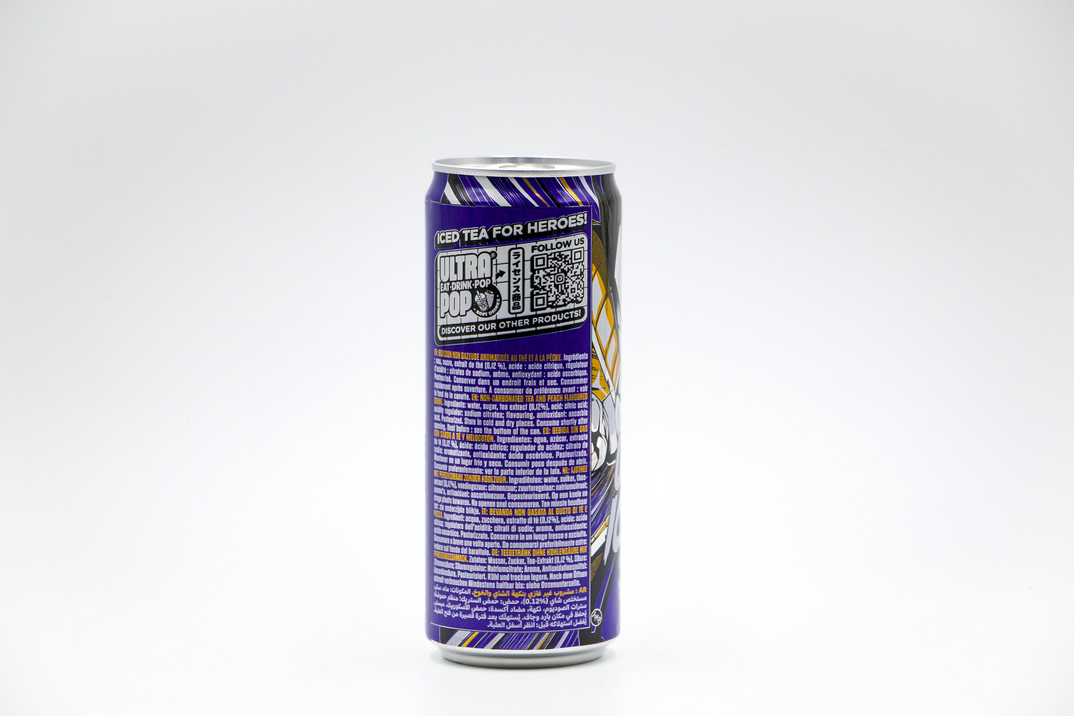 Ultra Ice Tea - DBZ, Vegeta, Pfirsichgeschmack, VPE: 330ml, VKE: 24x330ml