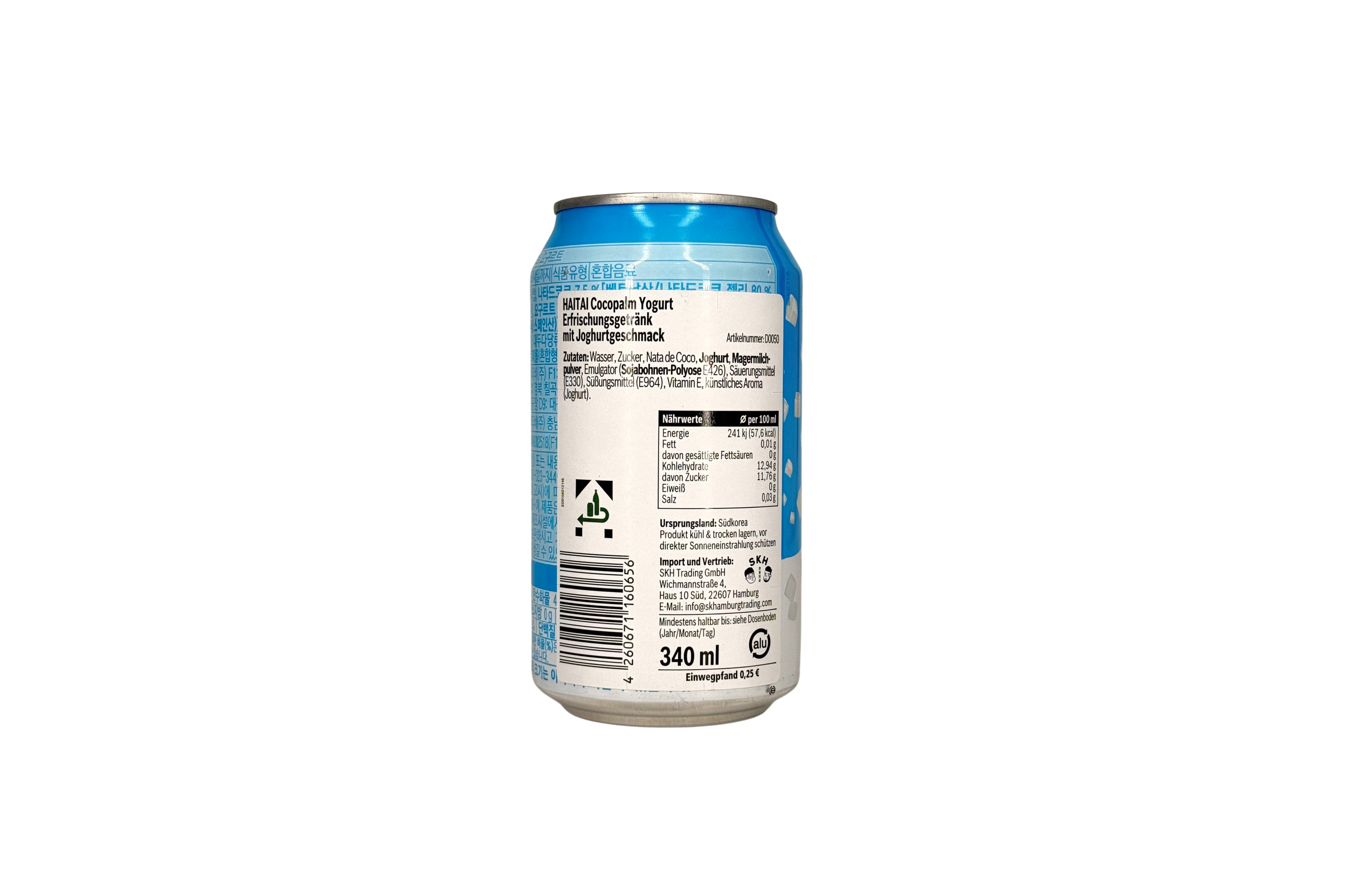 Haitai Cocopalm Joghurt, VPE: 340ml, VKE: 24x340ml
