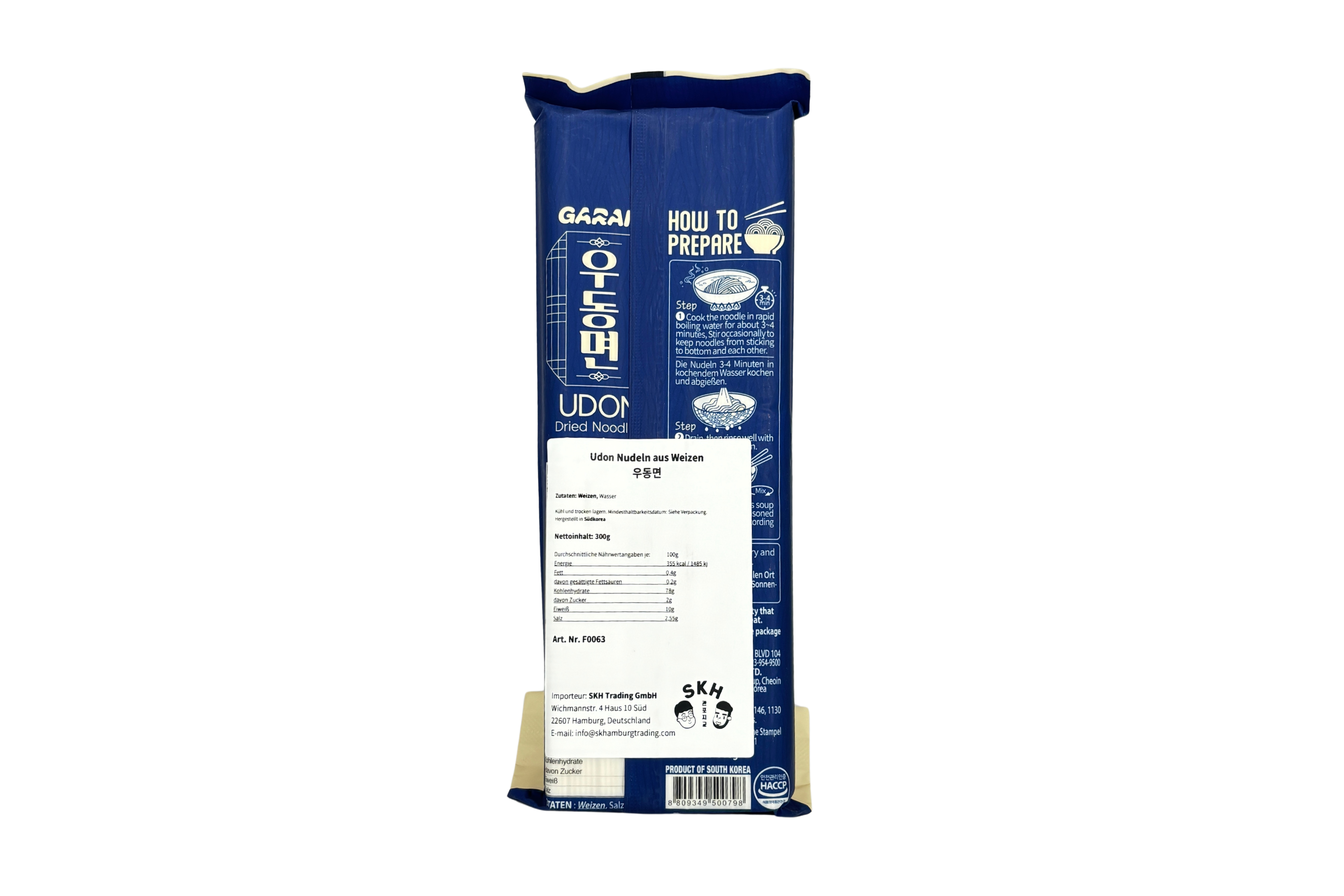 Garak Udon Dried Noodles, VPE: 300g, VKE: 40x300g