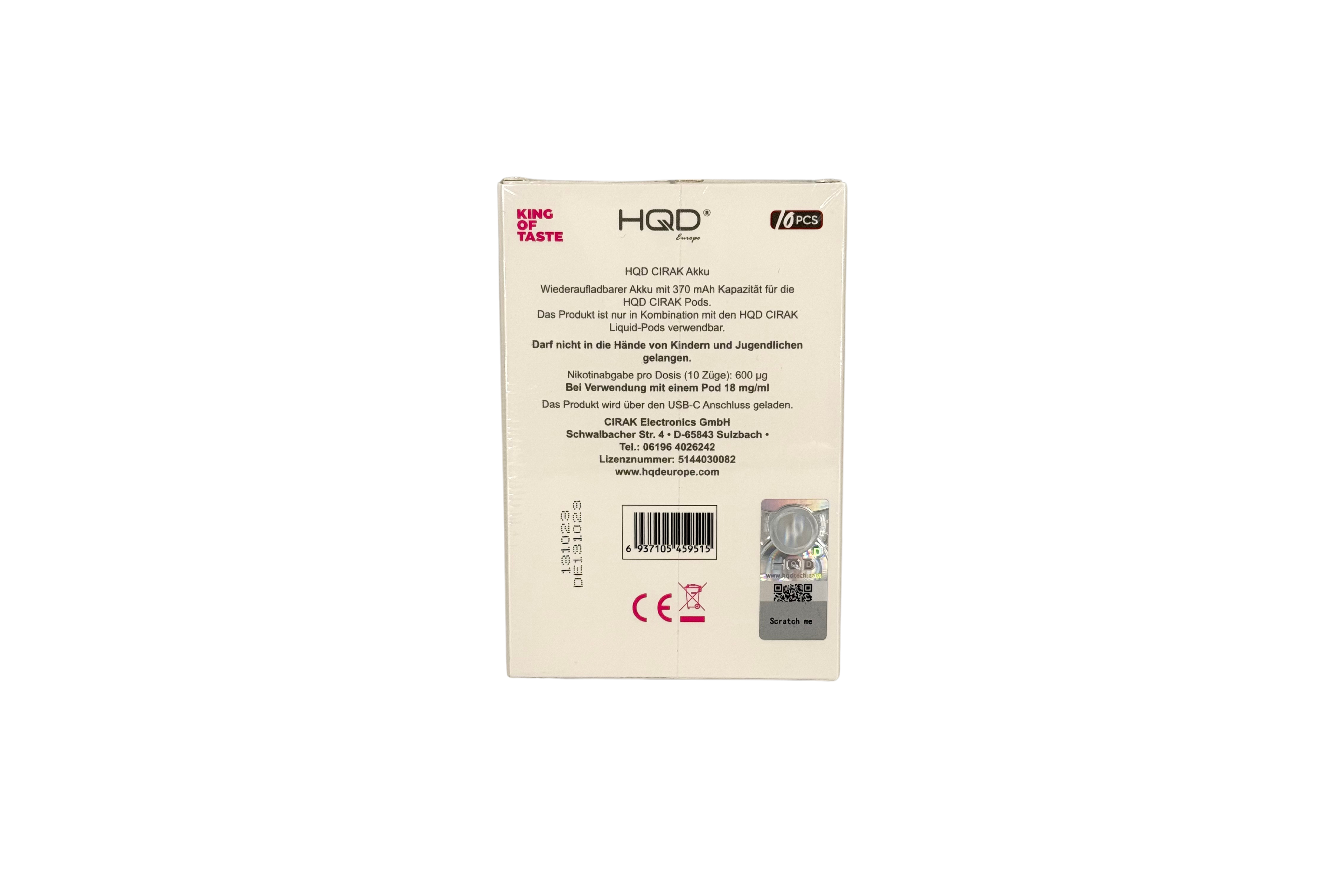 HQD Cirak Basisgerät Pink, VPE: 1 Stk.
