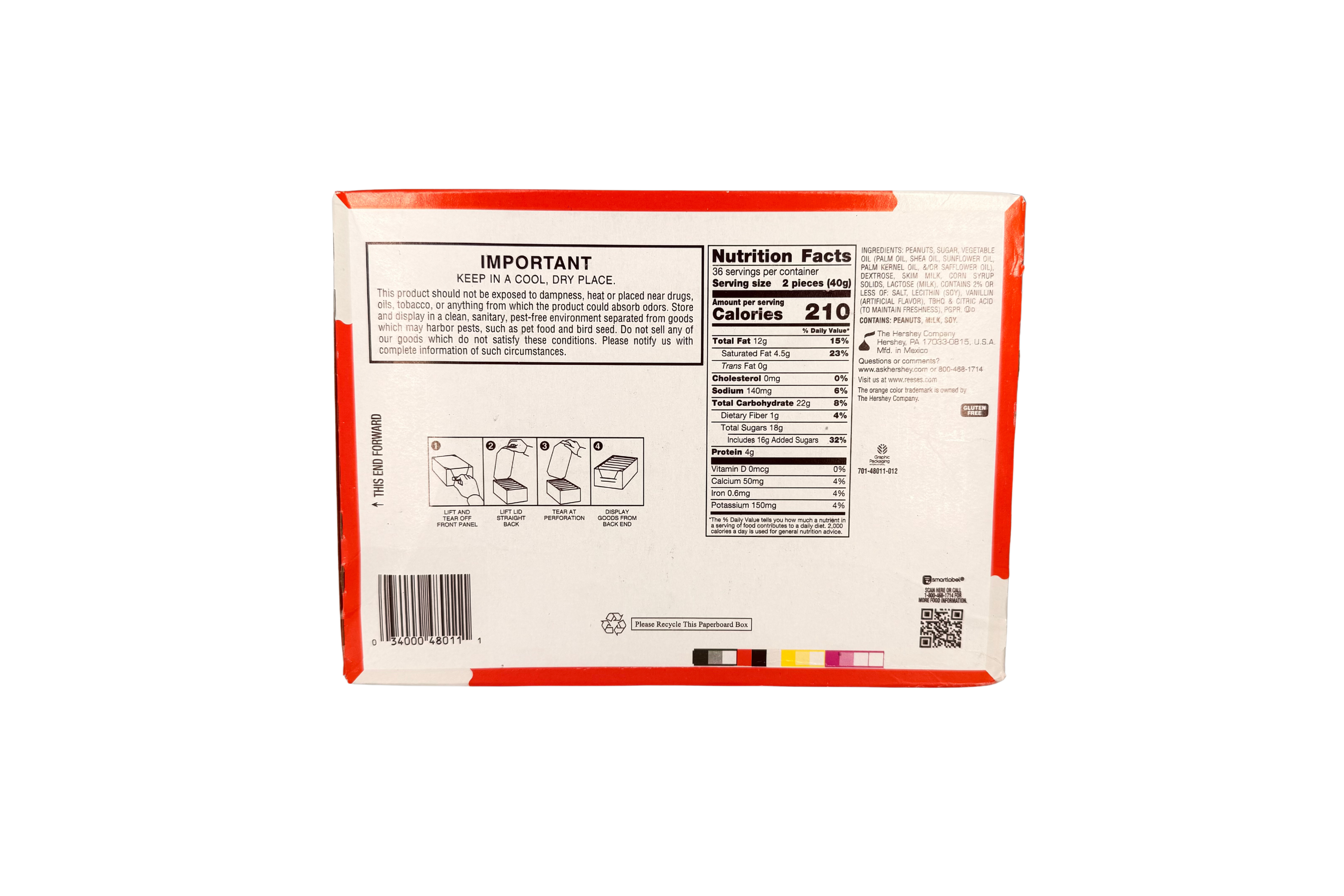 Reese's White Cup King Size, 4 White Créme & Peanut Butter Cups, VPE: 79g, VKE: 18x79g