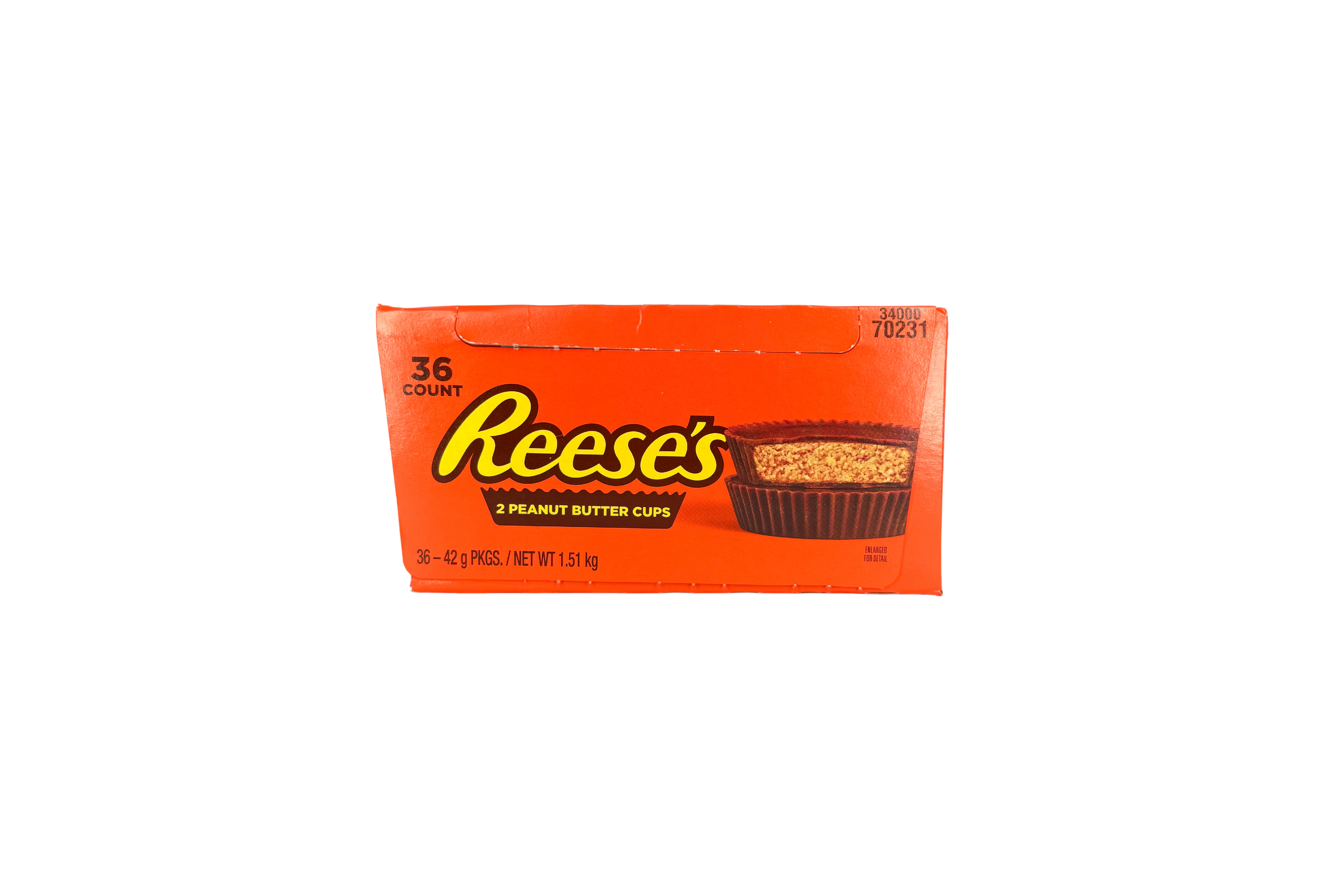 Reese's Peanut Butter Cups, 2 Peanut Butter Cups, VPE: 42g, VKE: 36x42g