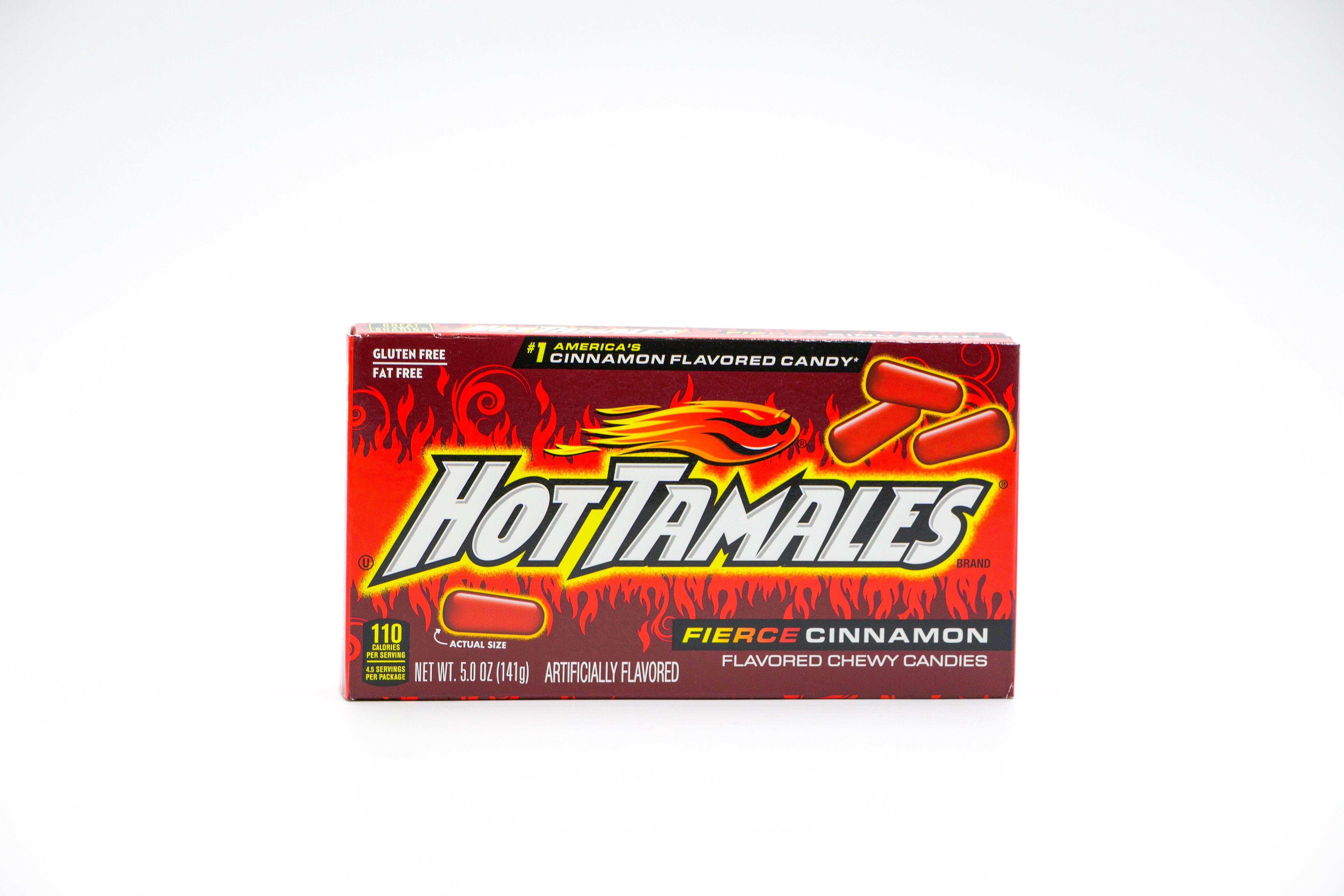Mike and Ike Hot Tamales, Scharfe Zimt-Bonbons, VPE: 1x141g
