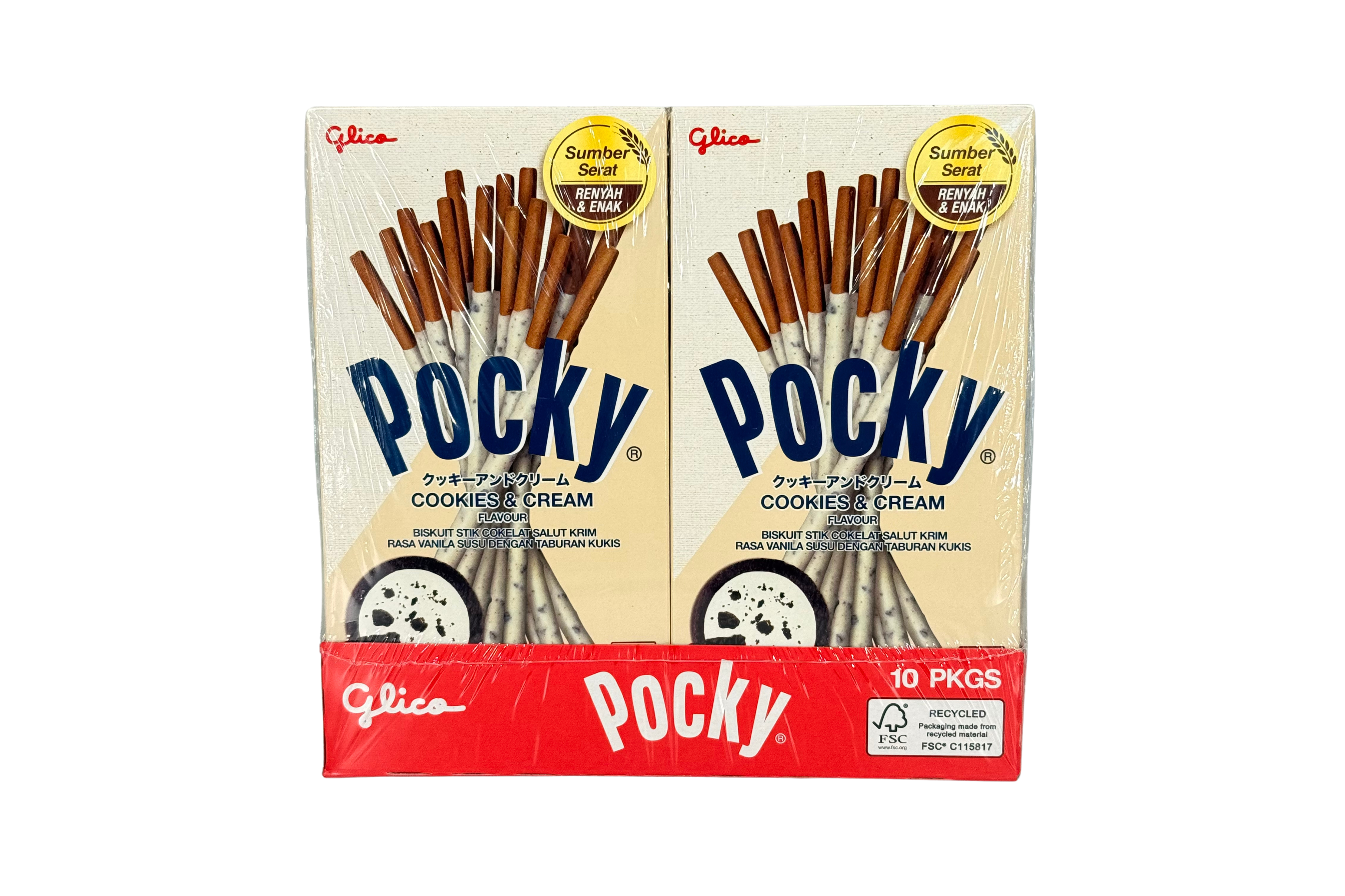 Pocky Cookies & Creme, VPE: 40g, VKE: 10x40g
