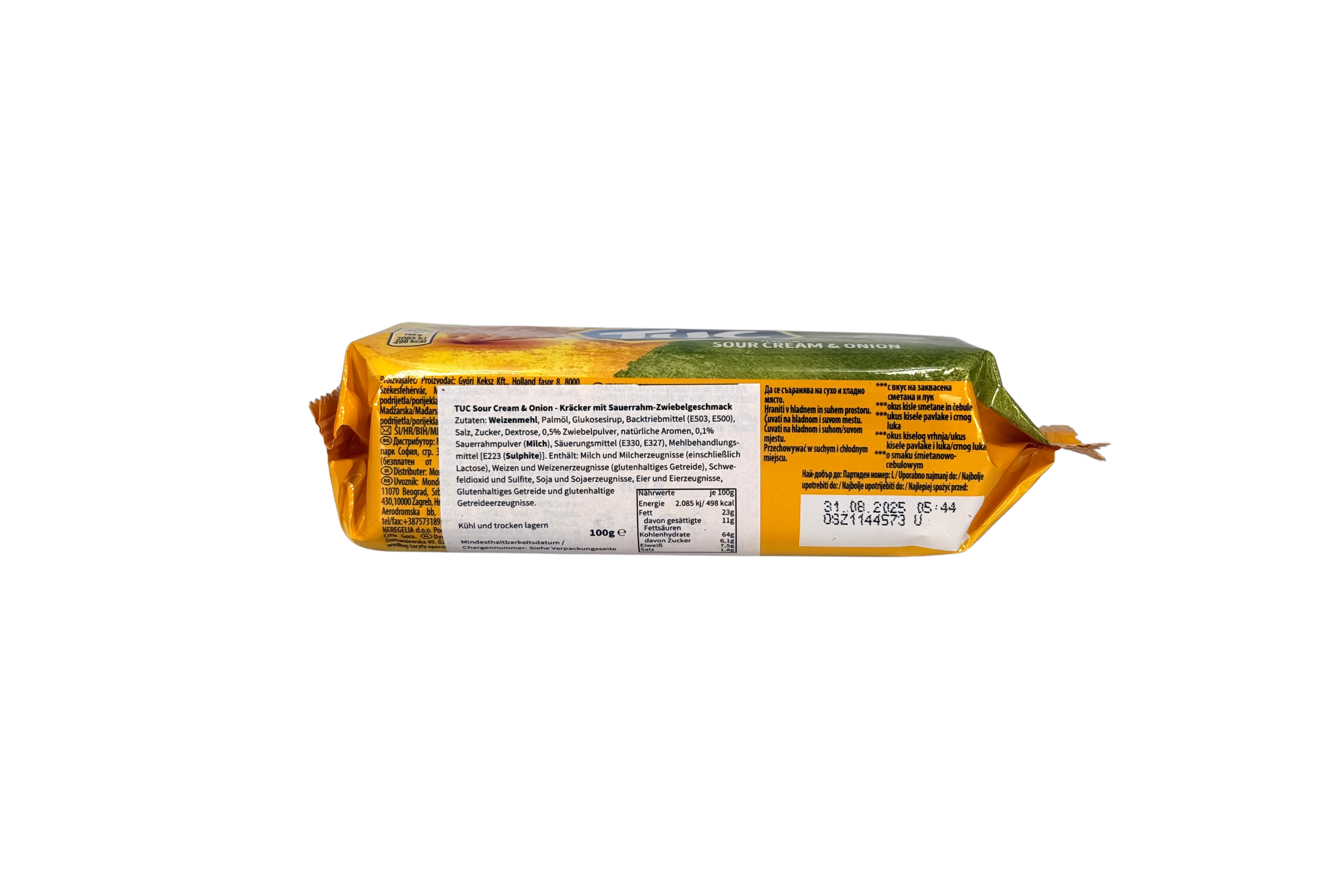 Tuc Sour Cream & Onion, VPE: 100g, VKE. 24x100g