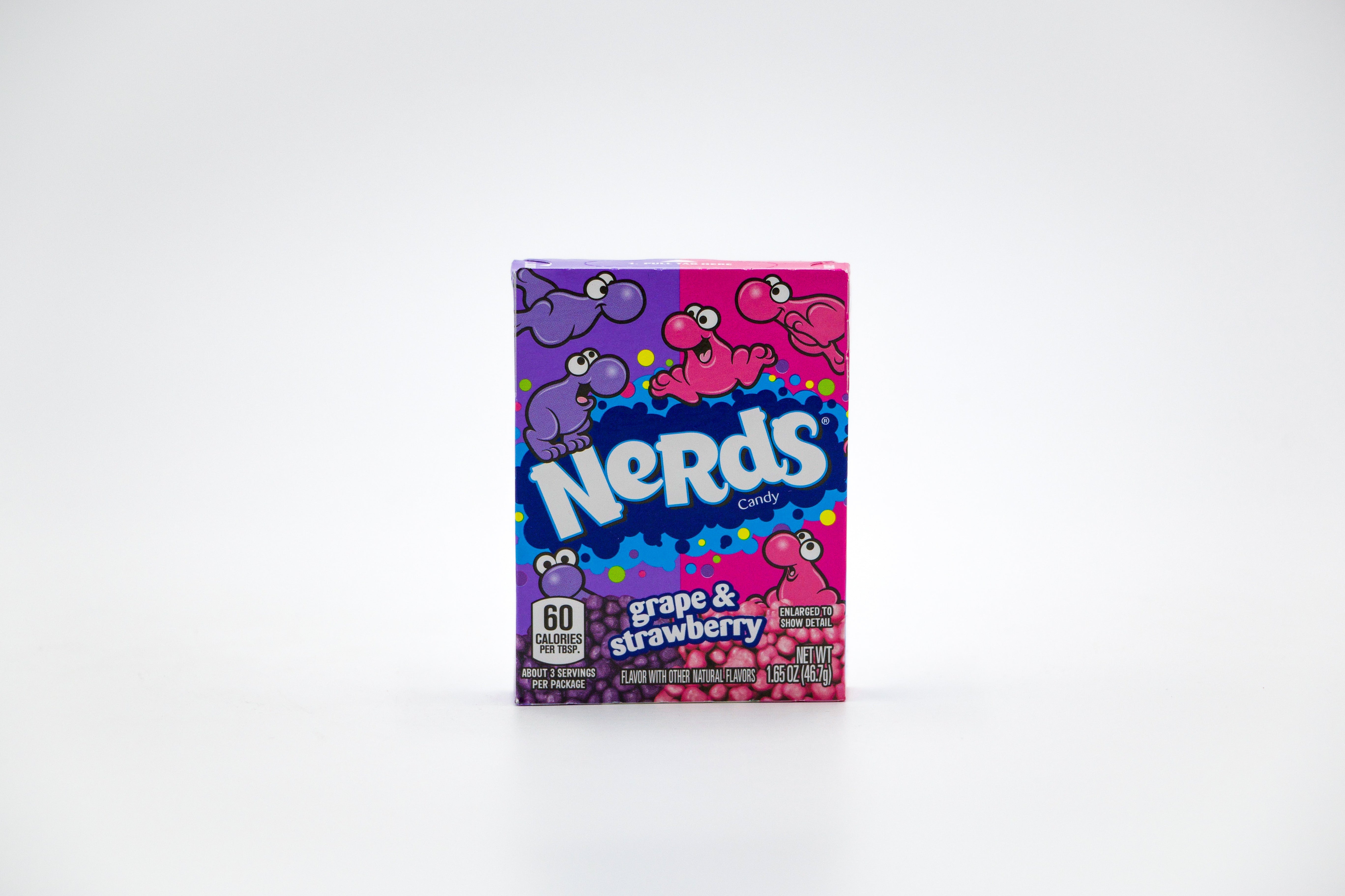 Nerds - Grape/Strawberry, VPE: 46,7g, VKE. 36x46,7g