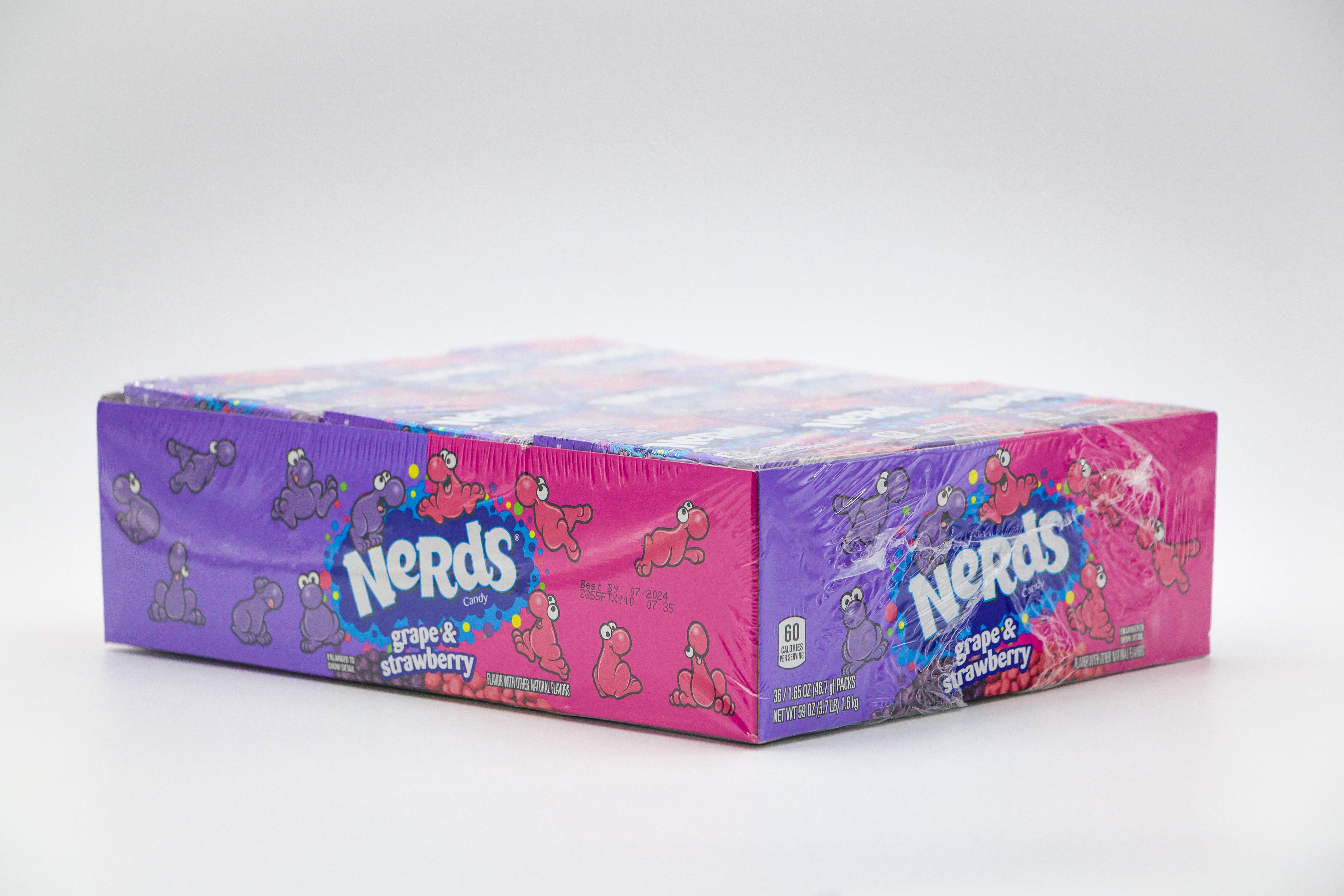 Nerds - Grape/Strawberry, VPE: 46,7g, VKE. 36x46,7g