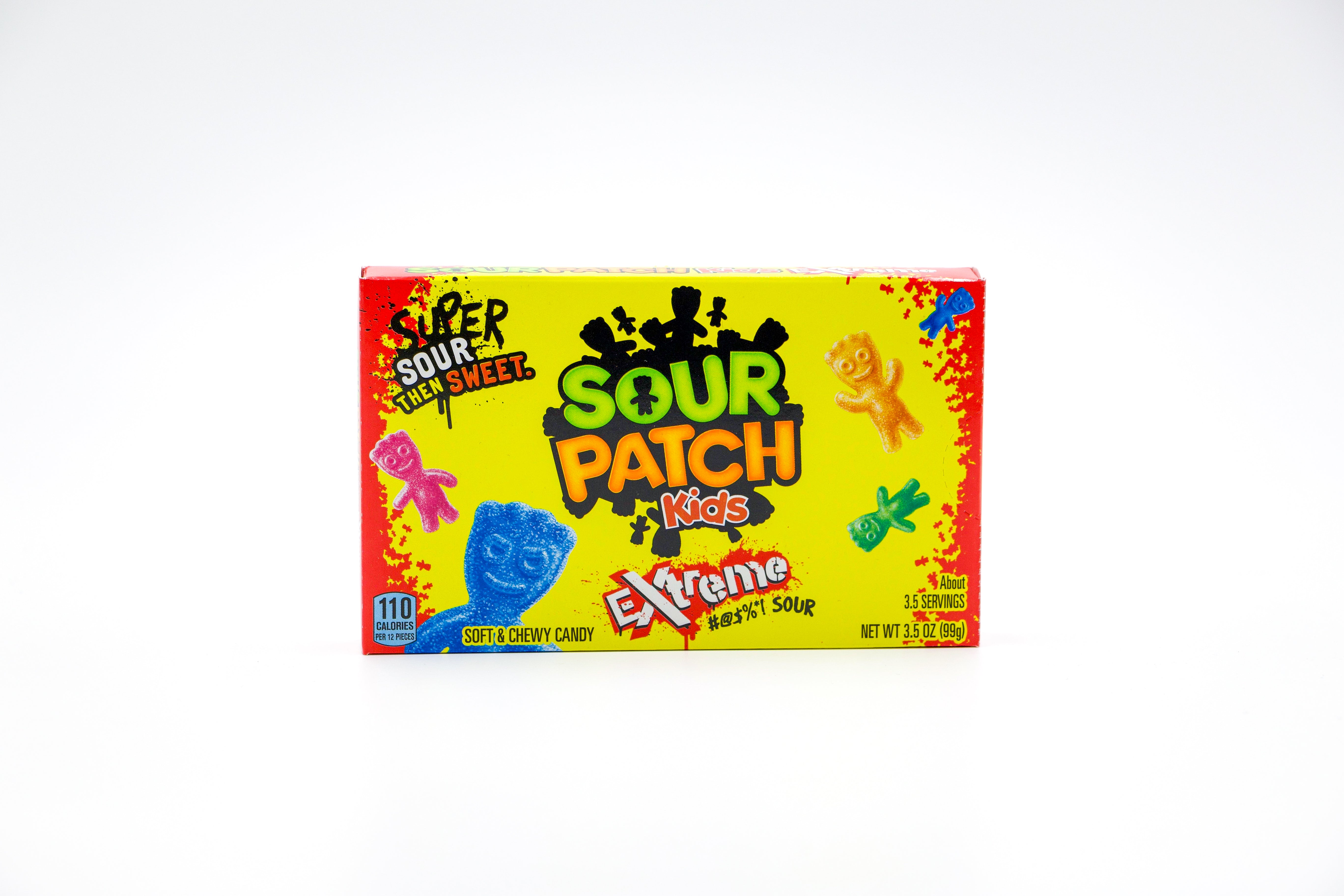 Sour Patch Kids Extreme Theater Box, VPE: 99g Packung, VKE: 12x99g