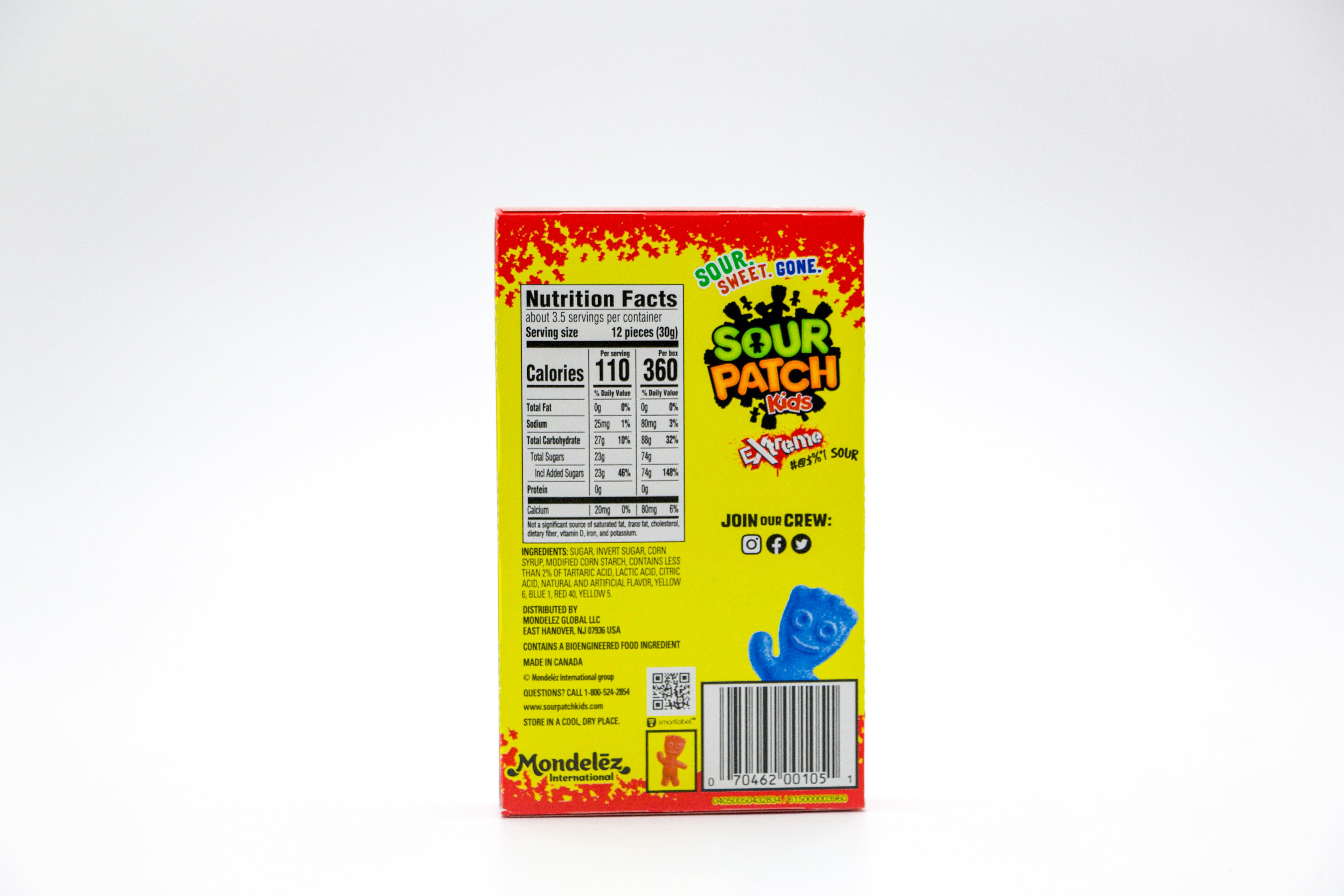 Sour Patch Kids Extreme Theater Box, VPE: 99g Packung, VKE: 12x99g