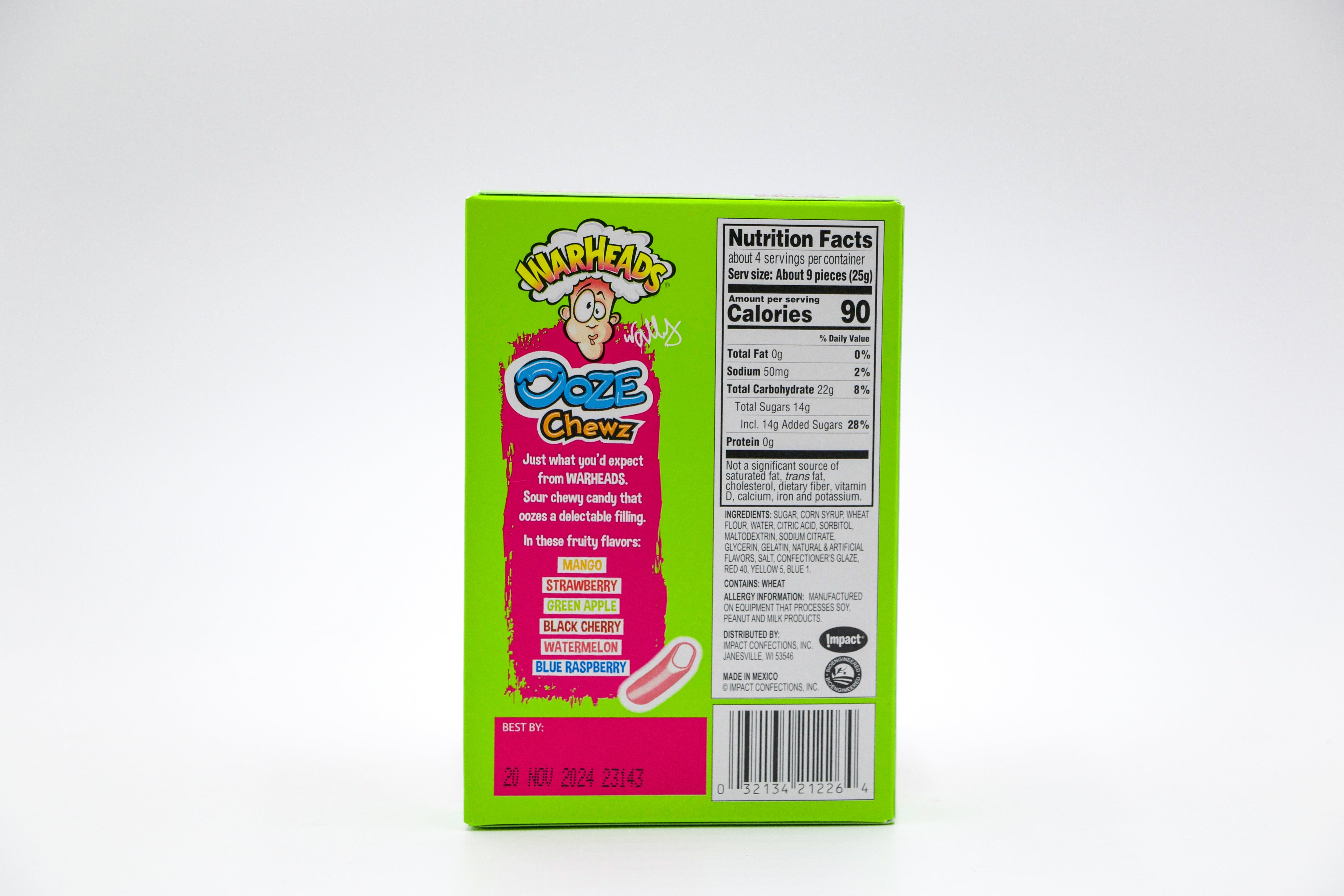Warheads Chewy Ooze Theater Box, VPE: 99g, VKE: 12x99g