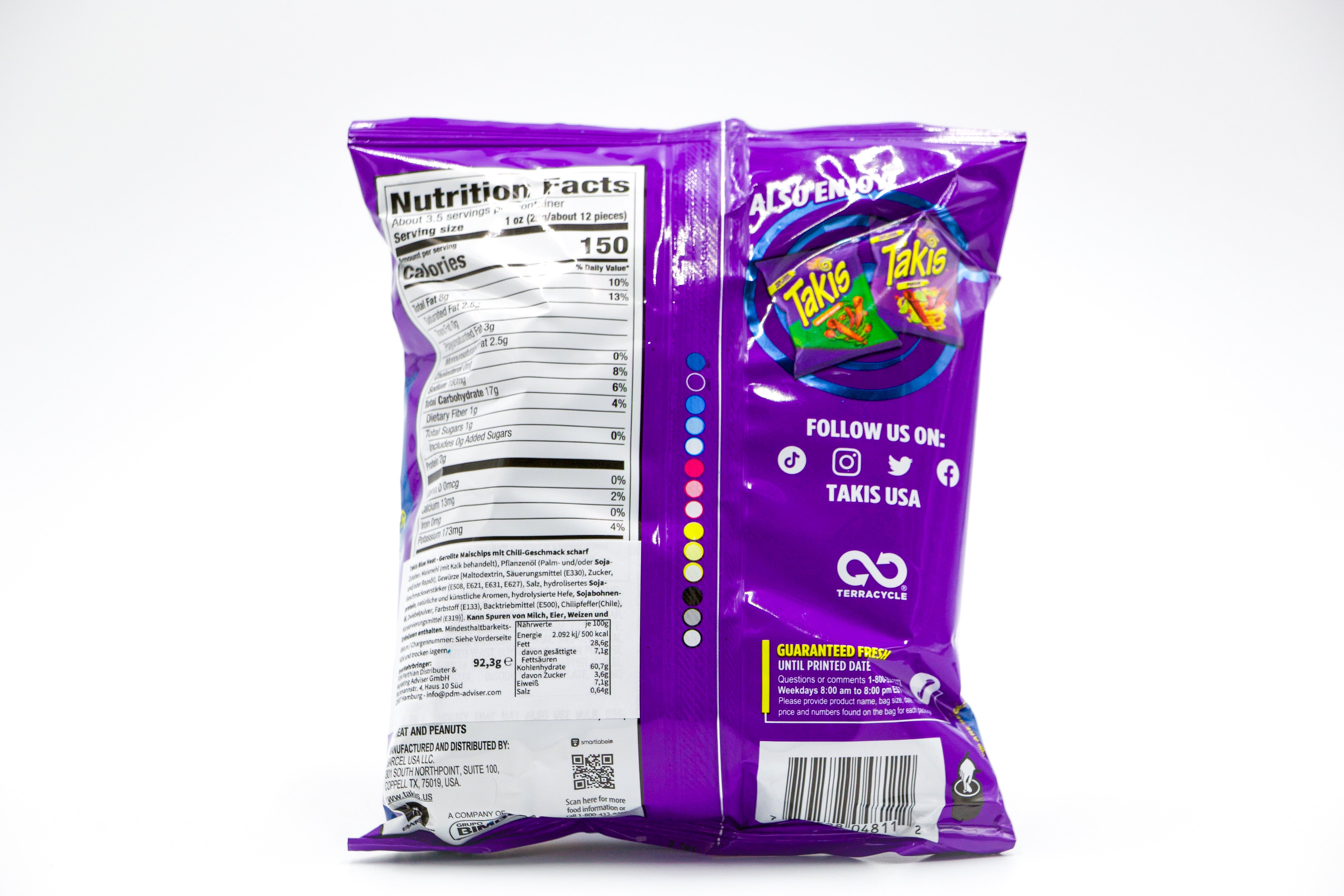 Takis Blue Heat, VPE: 92,3g, VKE: 20x92,3g