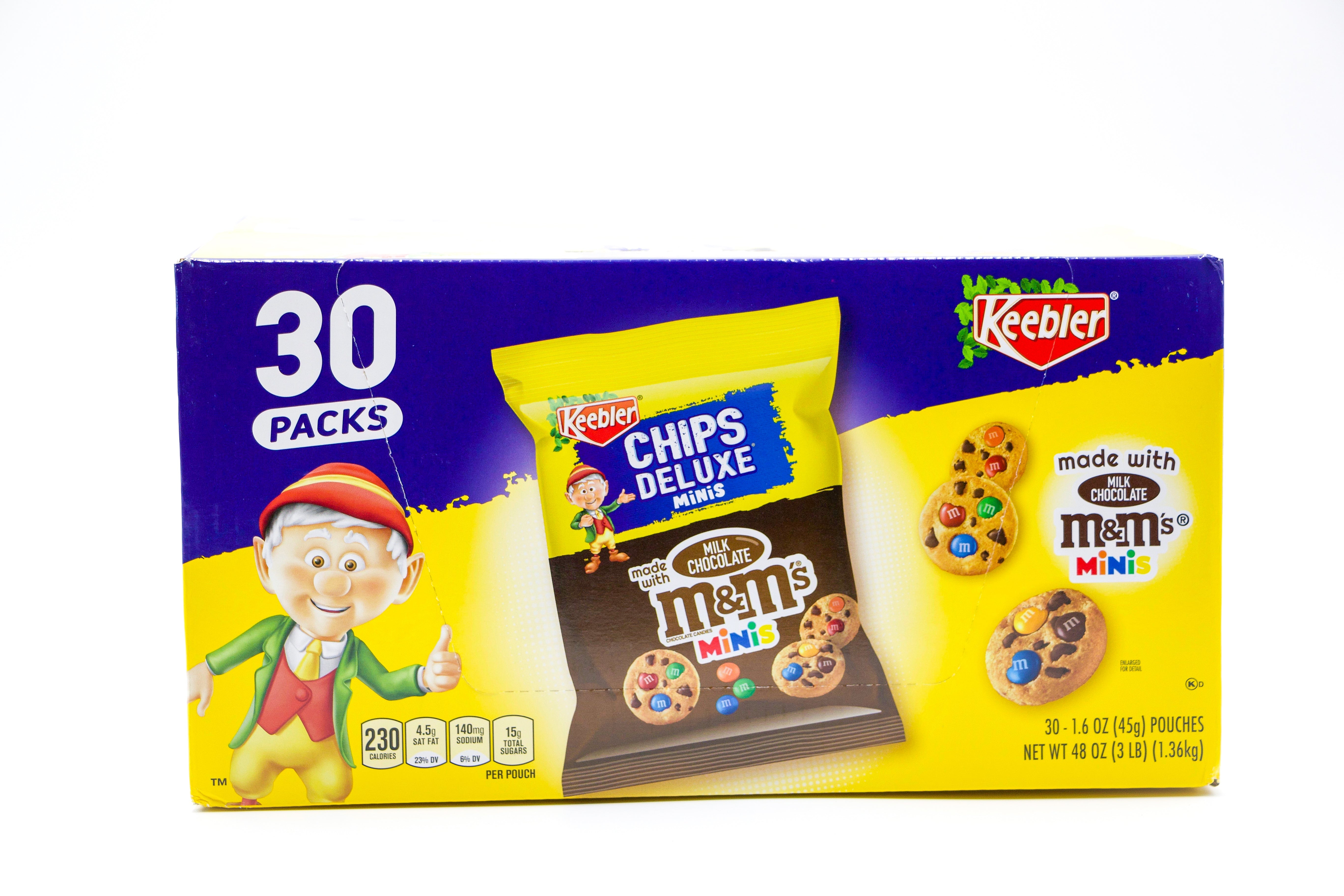 Keebler M&M´s Bite Size Cookies, VPE: 45g, VKE: 30x45g