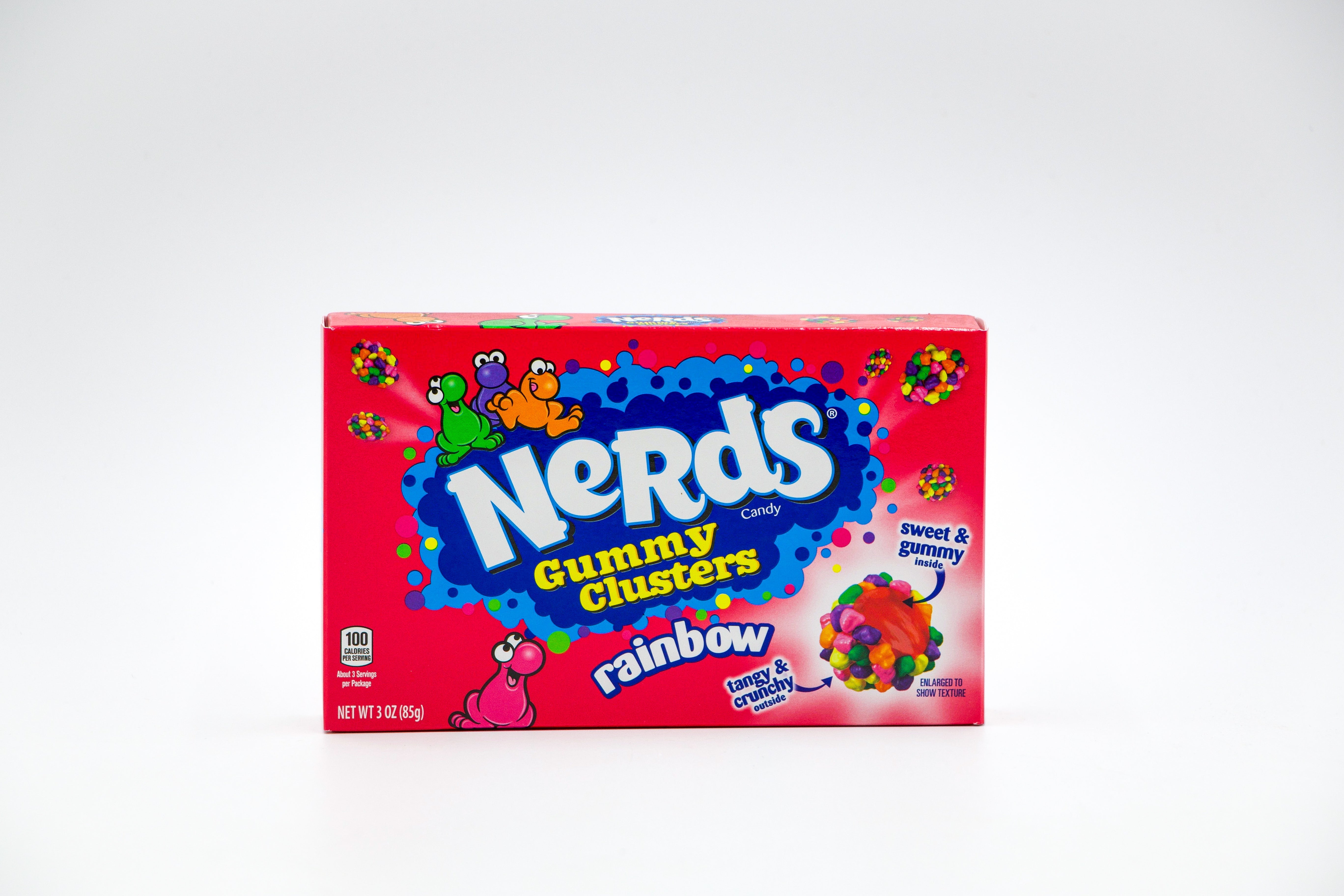 Nerds Gummy Clusters Rainbow, VPE: 85g, VKE: 12x85g