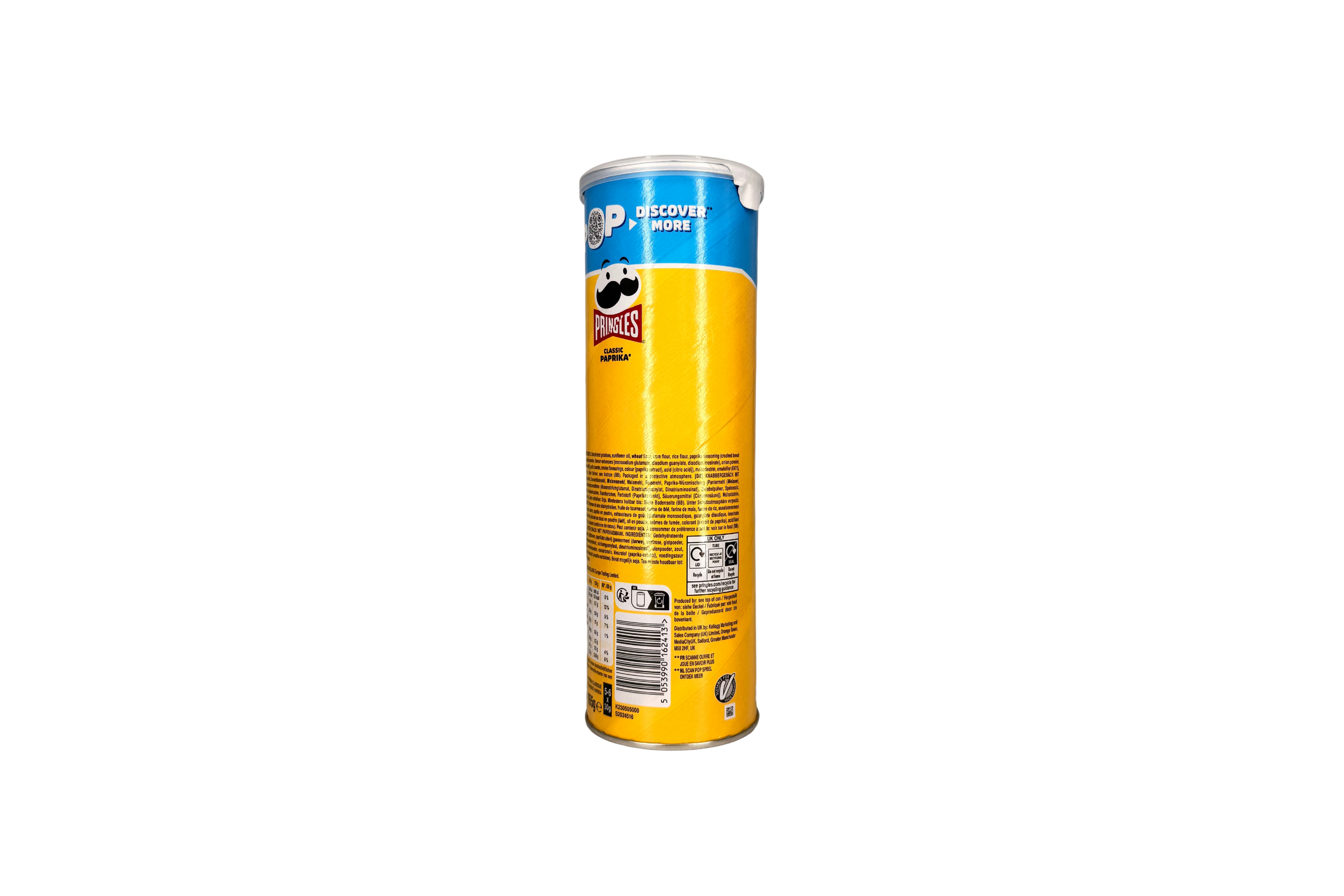 PRINGLES Classic Paprika , VPE: 165g, VKE: 19x165g