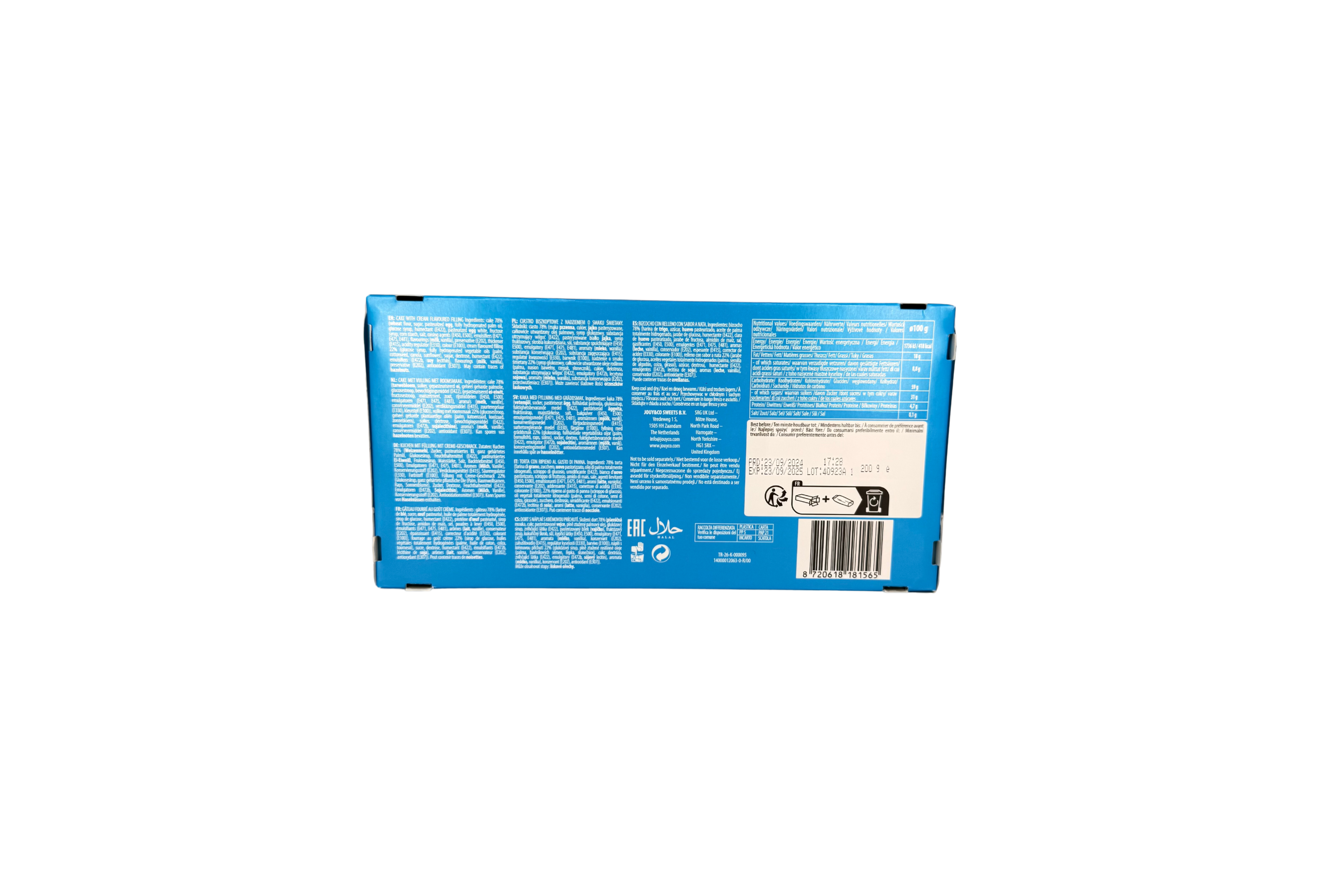 JOUYCO Spongiez Golden 5 pack, VPE: 200g, VKE: 21x200g