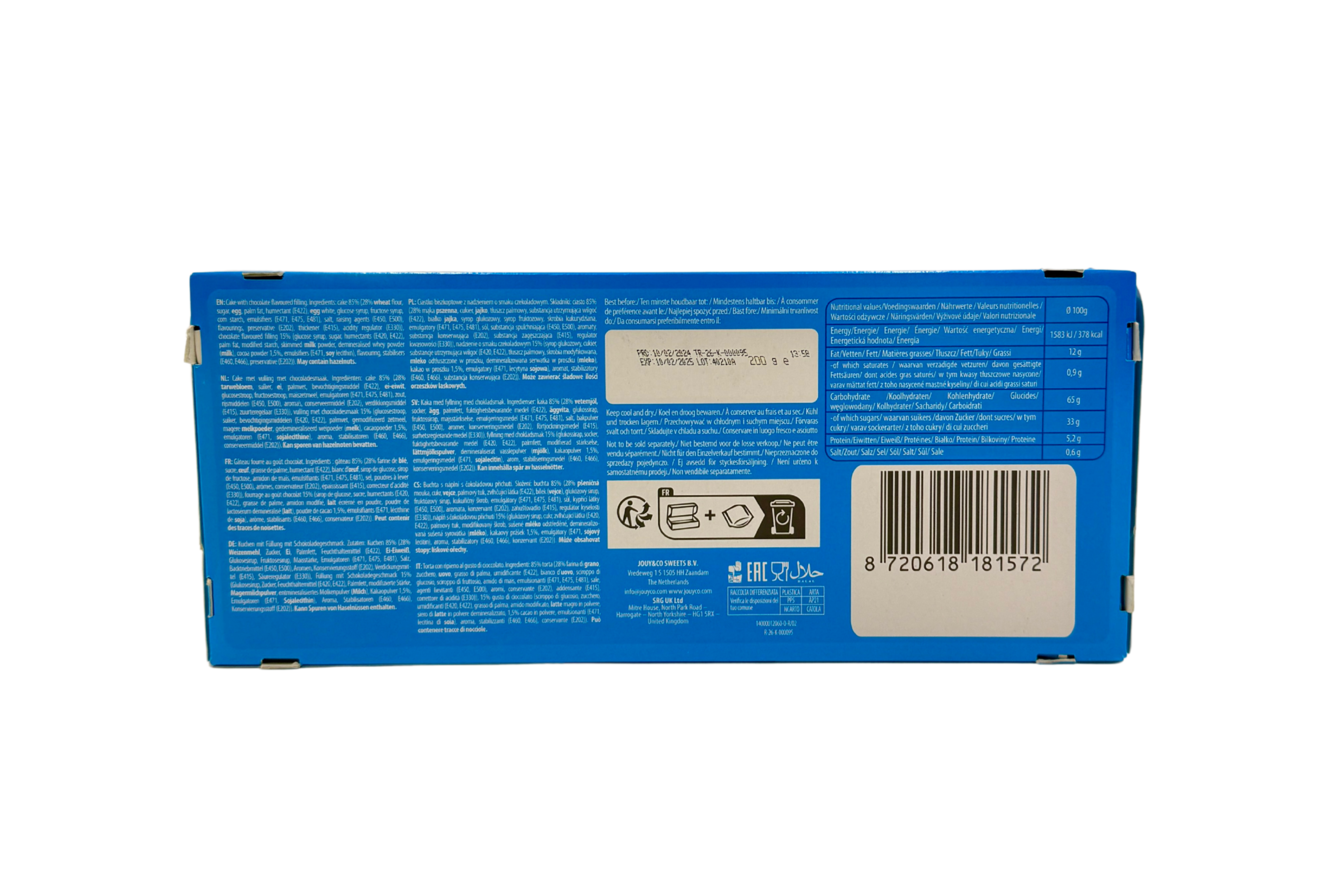 JOUYCO Craving Bears Choco 5 pack, VPE: 200g, VKE: 21x200g