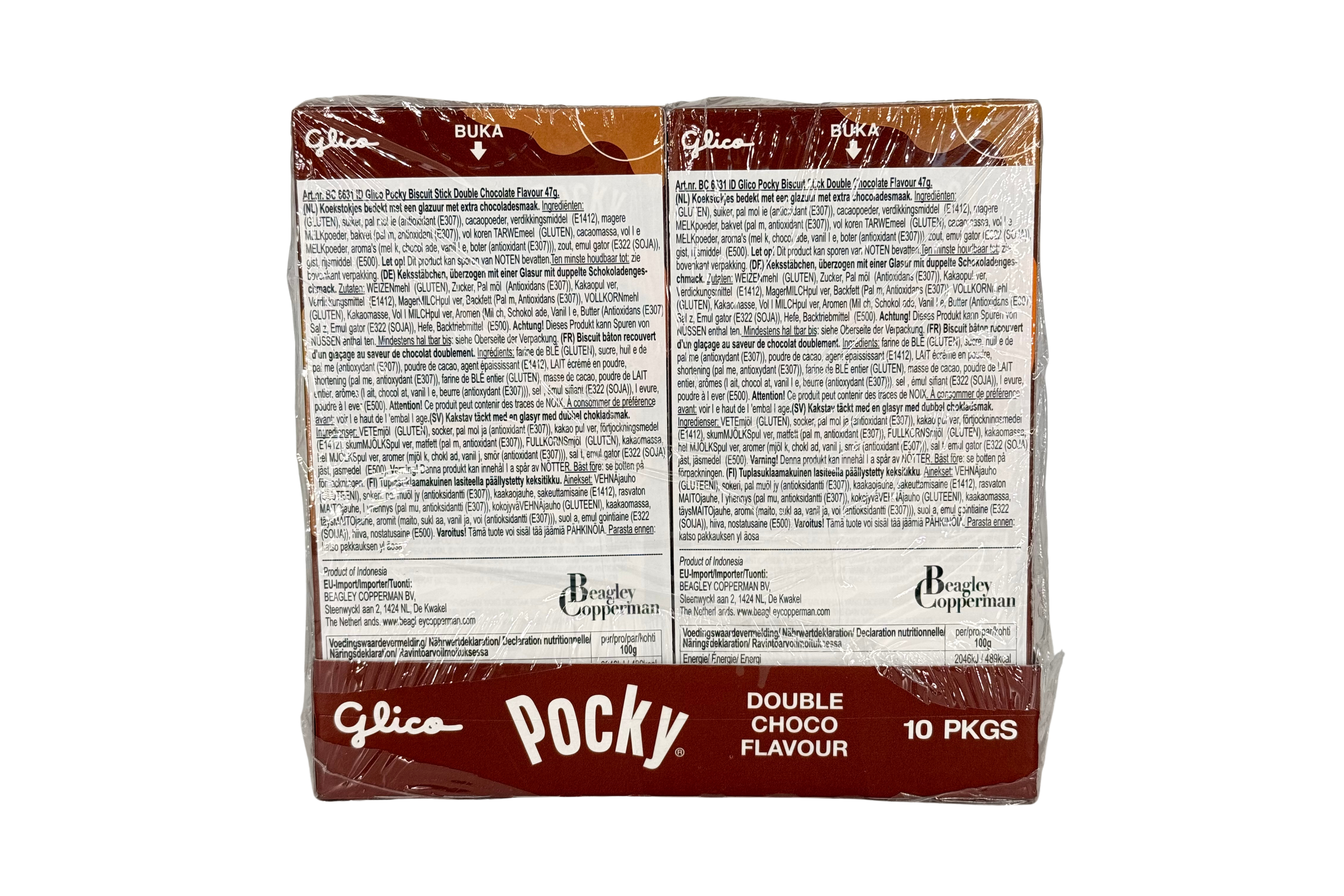 Pocky Double Chocolate, VPE: 47g, VKE: 10x47g