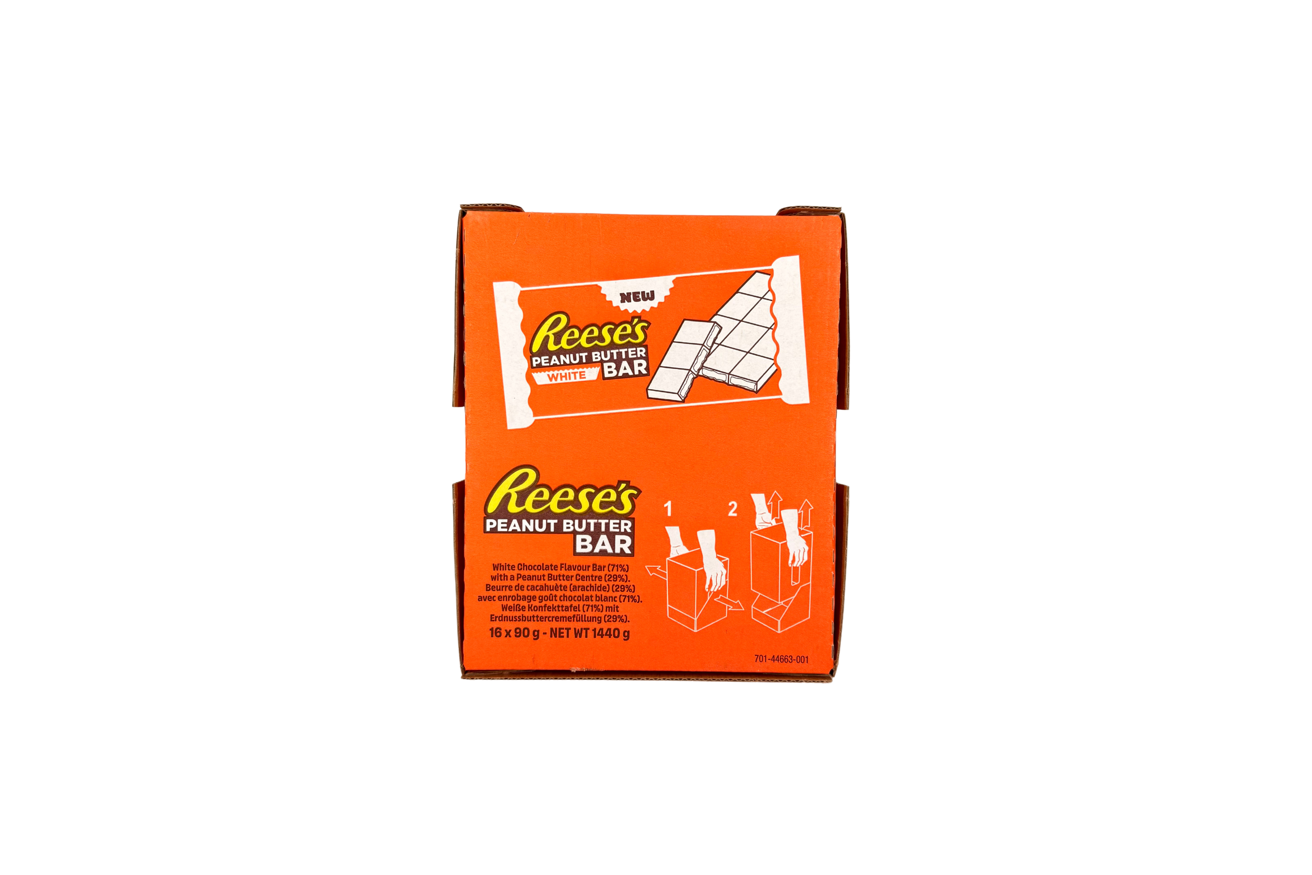 Reese´s Peanut Butter Bar White Chocolate, VPE: 90g, VKE: 16x90g