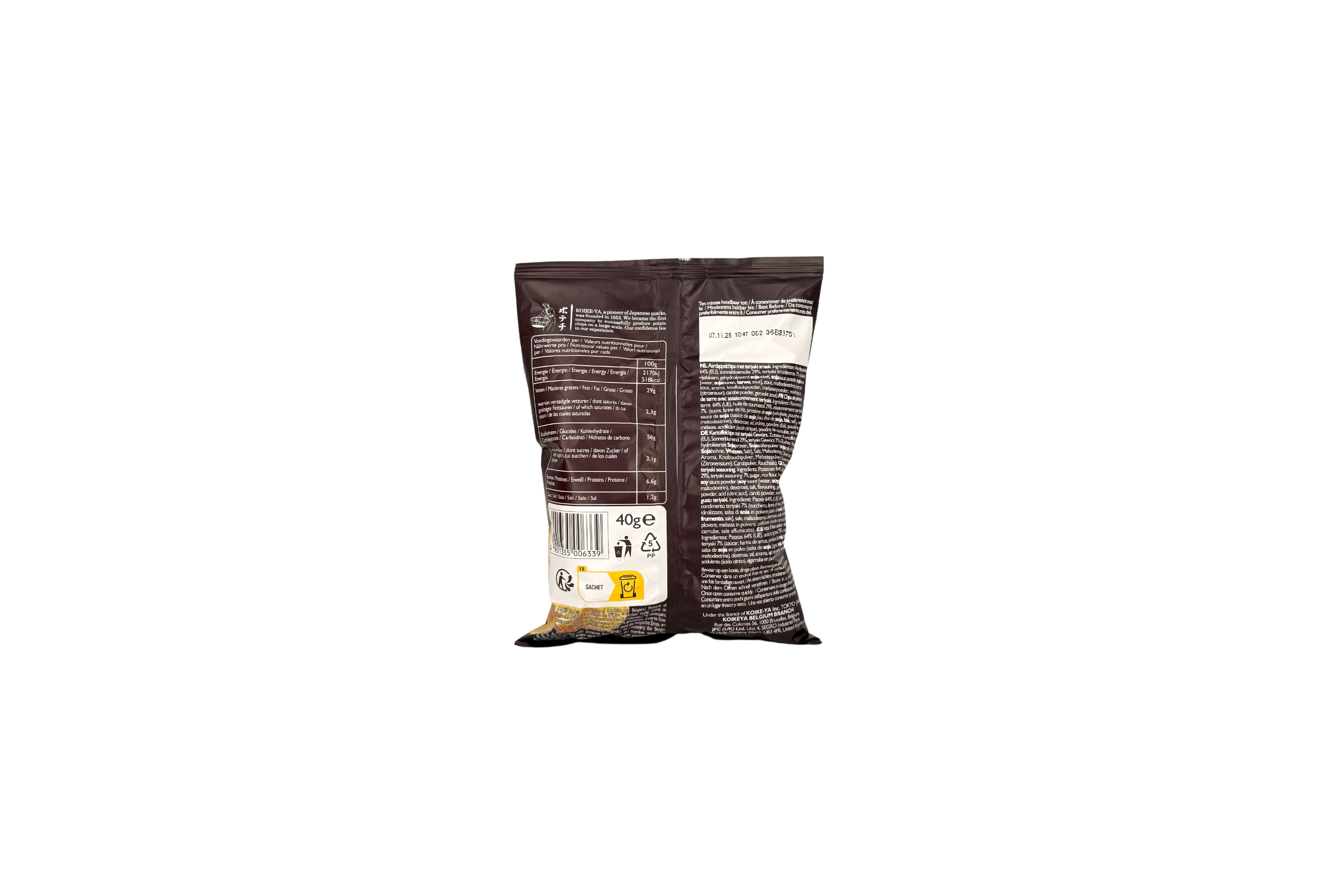 Koike-Ya Potechi Teriyaki, VPE: 40g, VKE: 20x40g