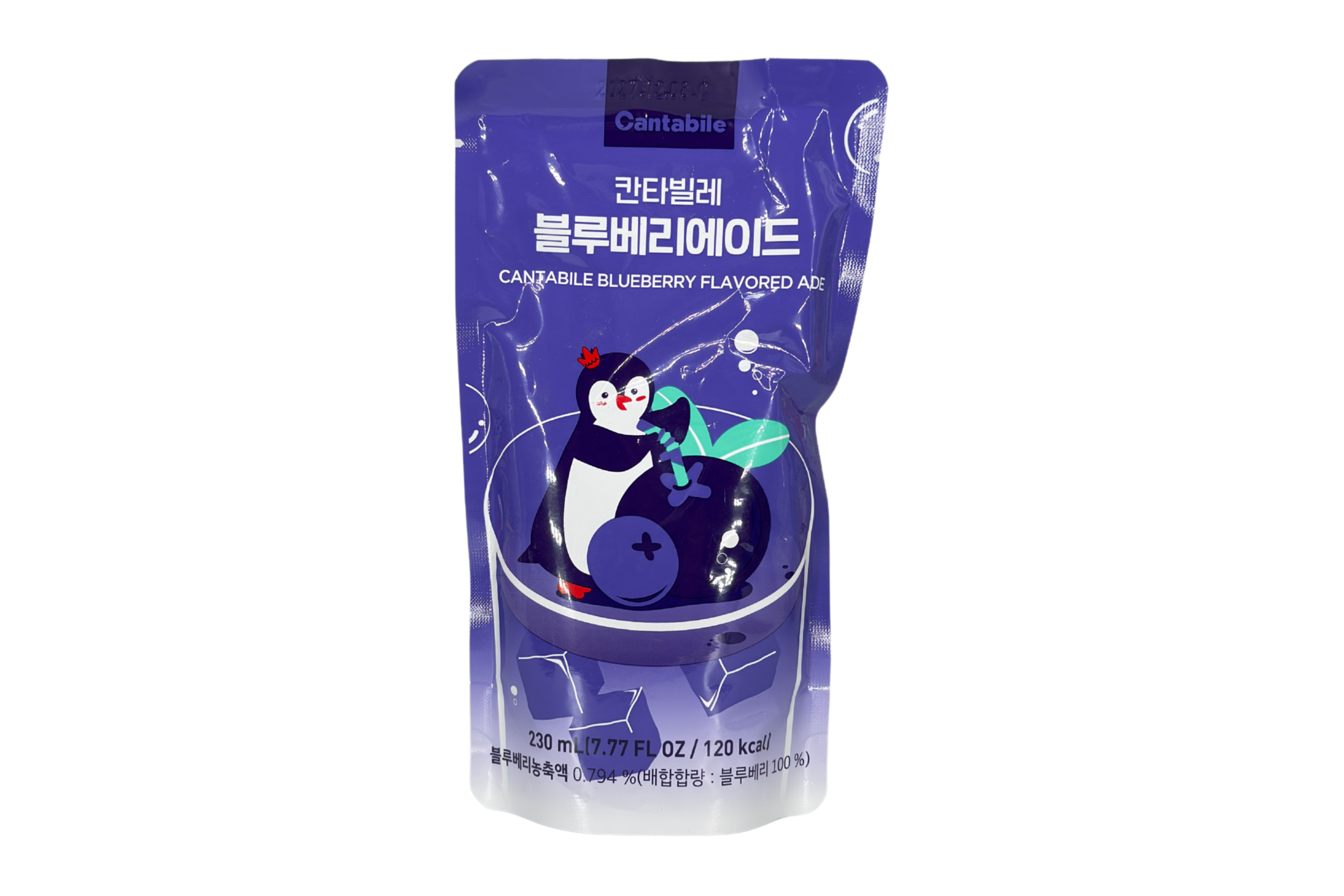 Cantabile Blueberry Flavored Ade, VPE: 230ml, VKE: 10x230ml