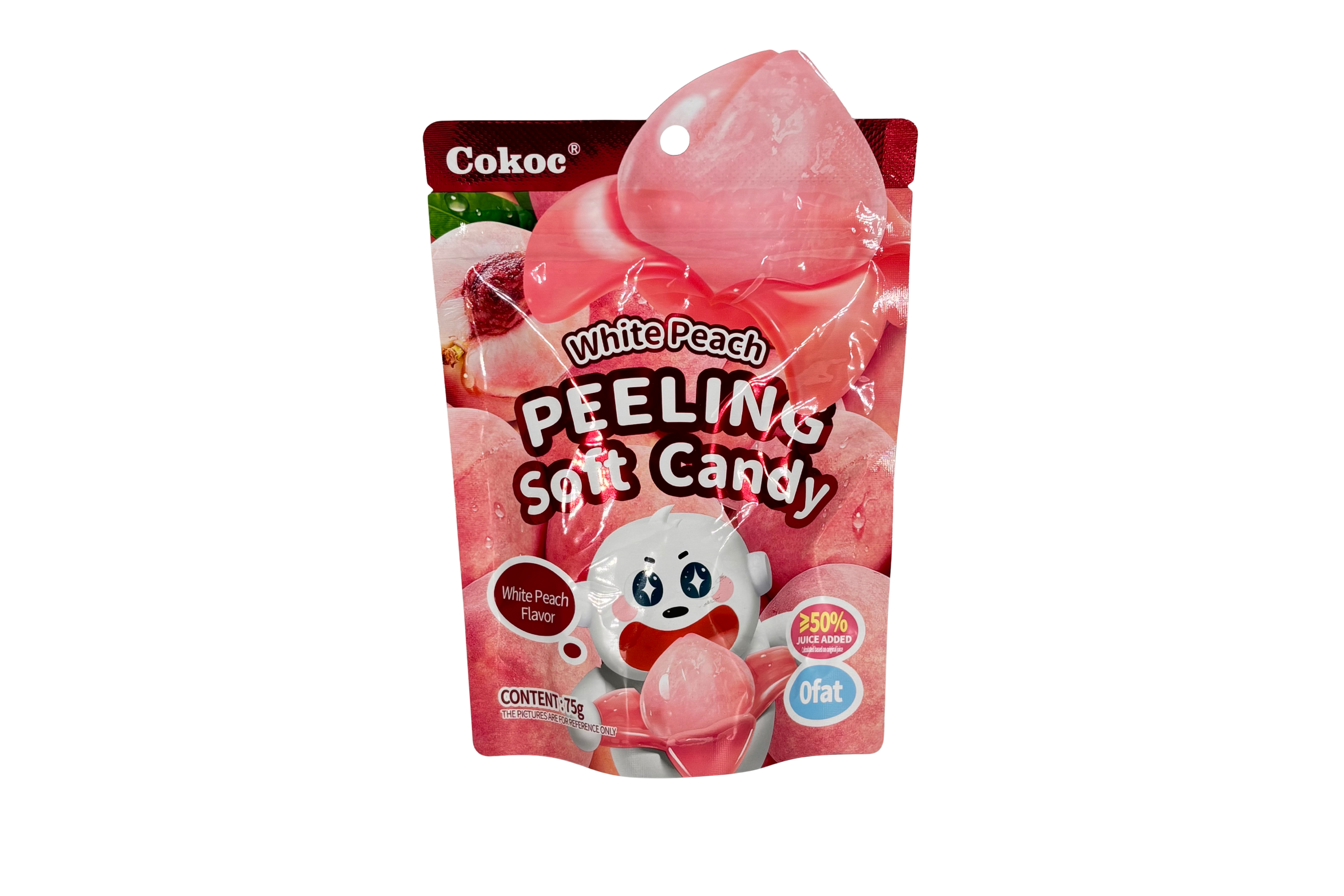 CN Cokoc Peeling Soft Candy White Peach Fl 10x75g