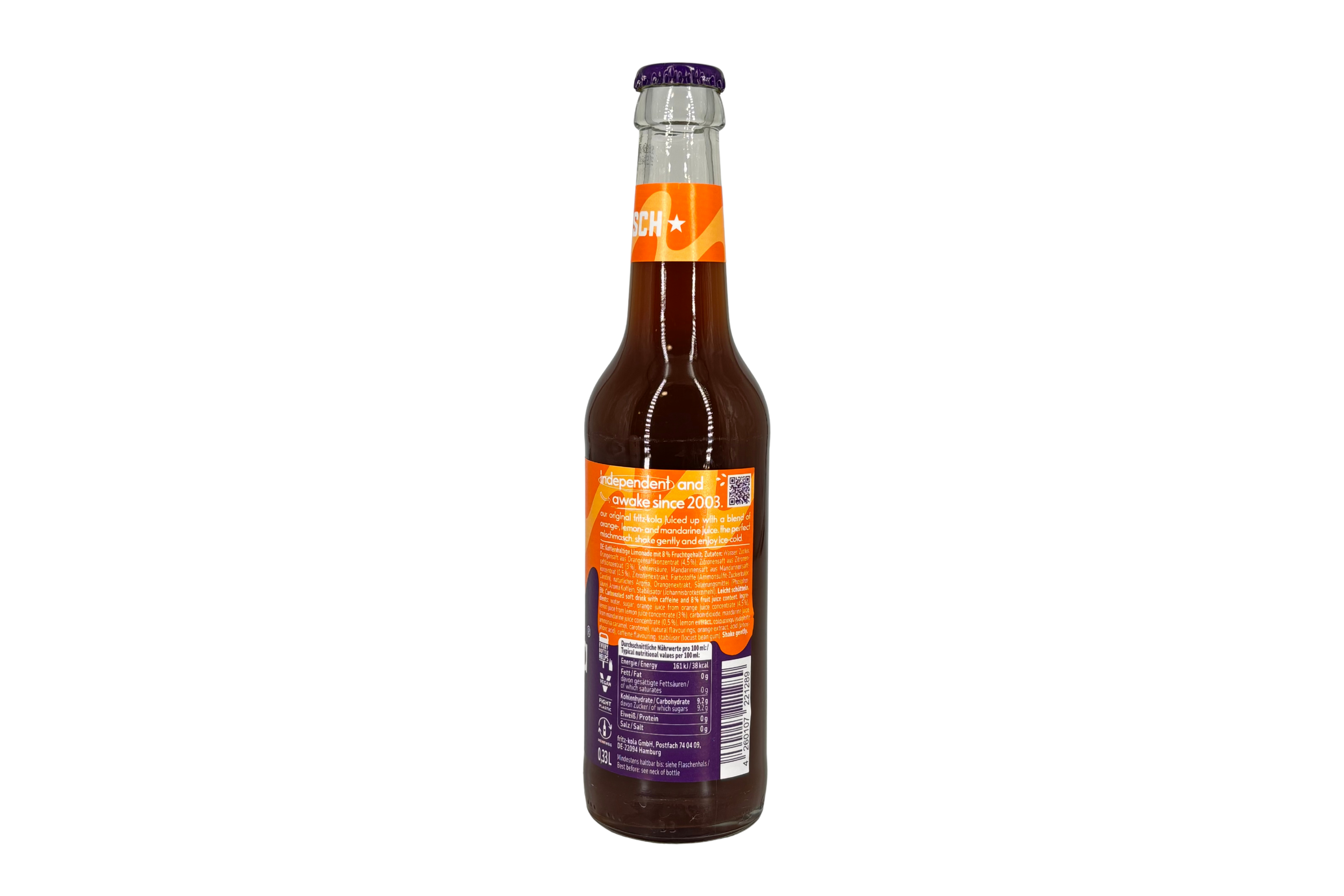 fritz-kola Fritz MischMasch, VPE: 330ml, VKE: 24x330ml